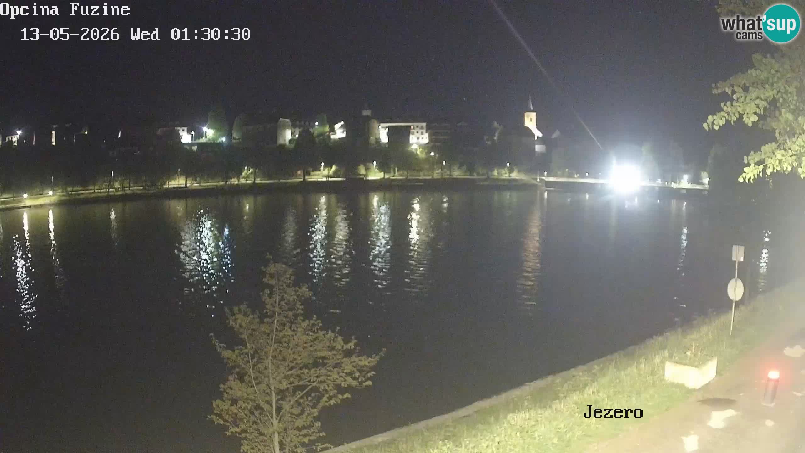 Bajersko Jezero web kamera Fužine
