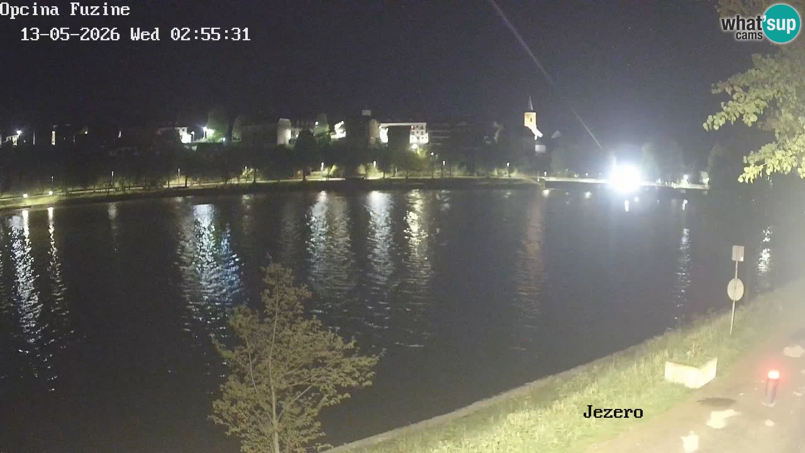 Bajersko Jezero web kamera Fužine