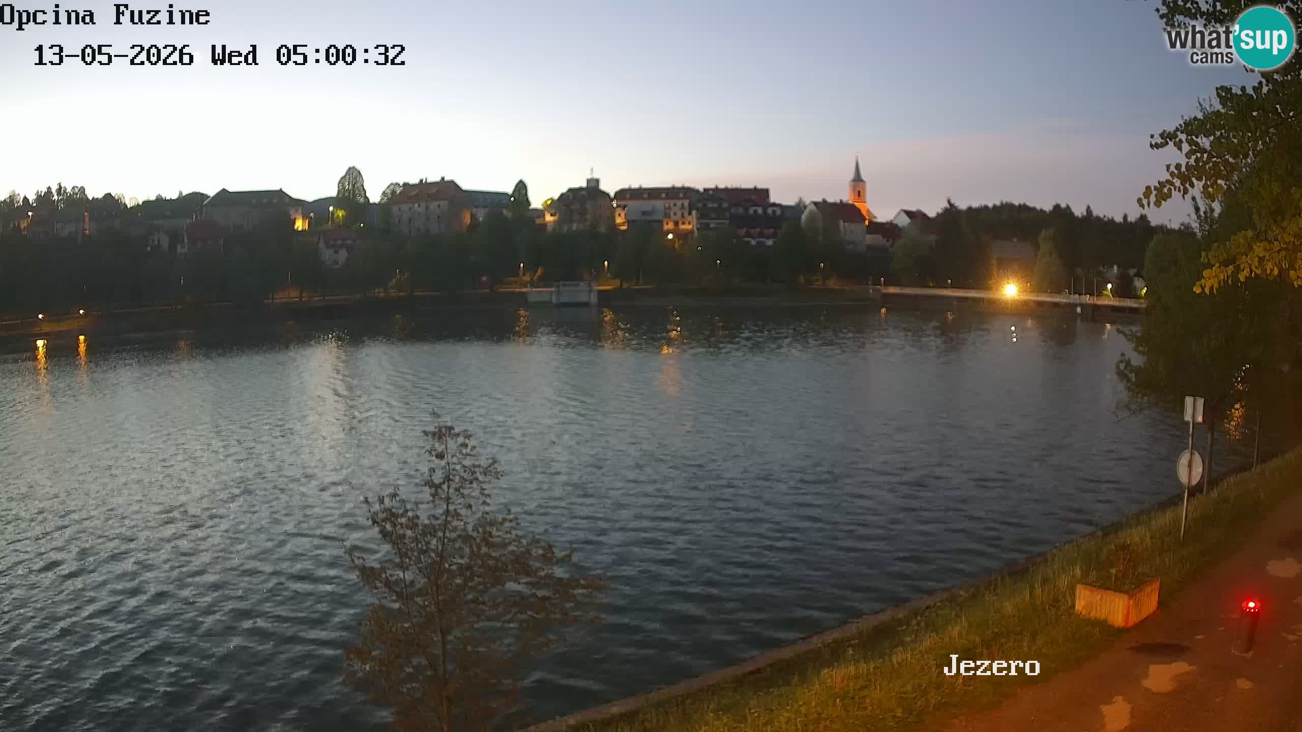 Bajersko Jezero web kamera Fužine