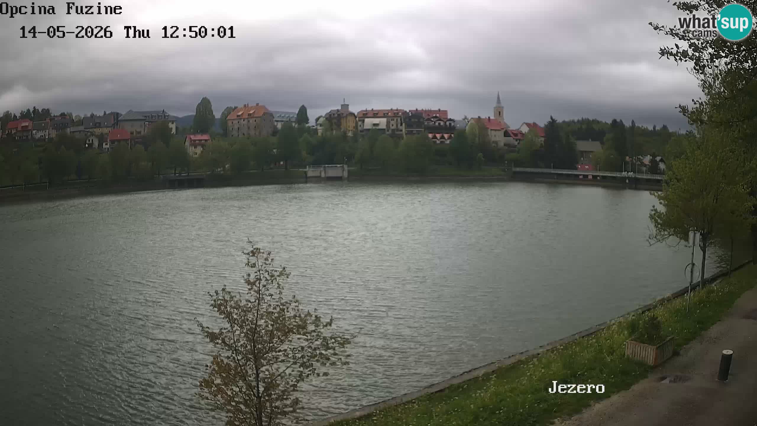 Bajersko Jezero web kamera Fužine