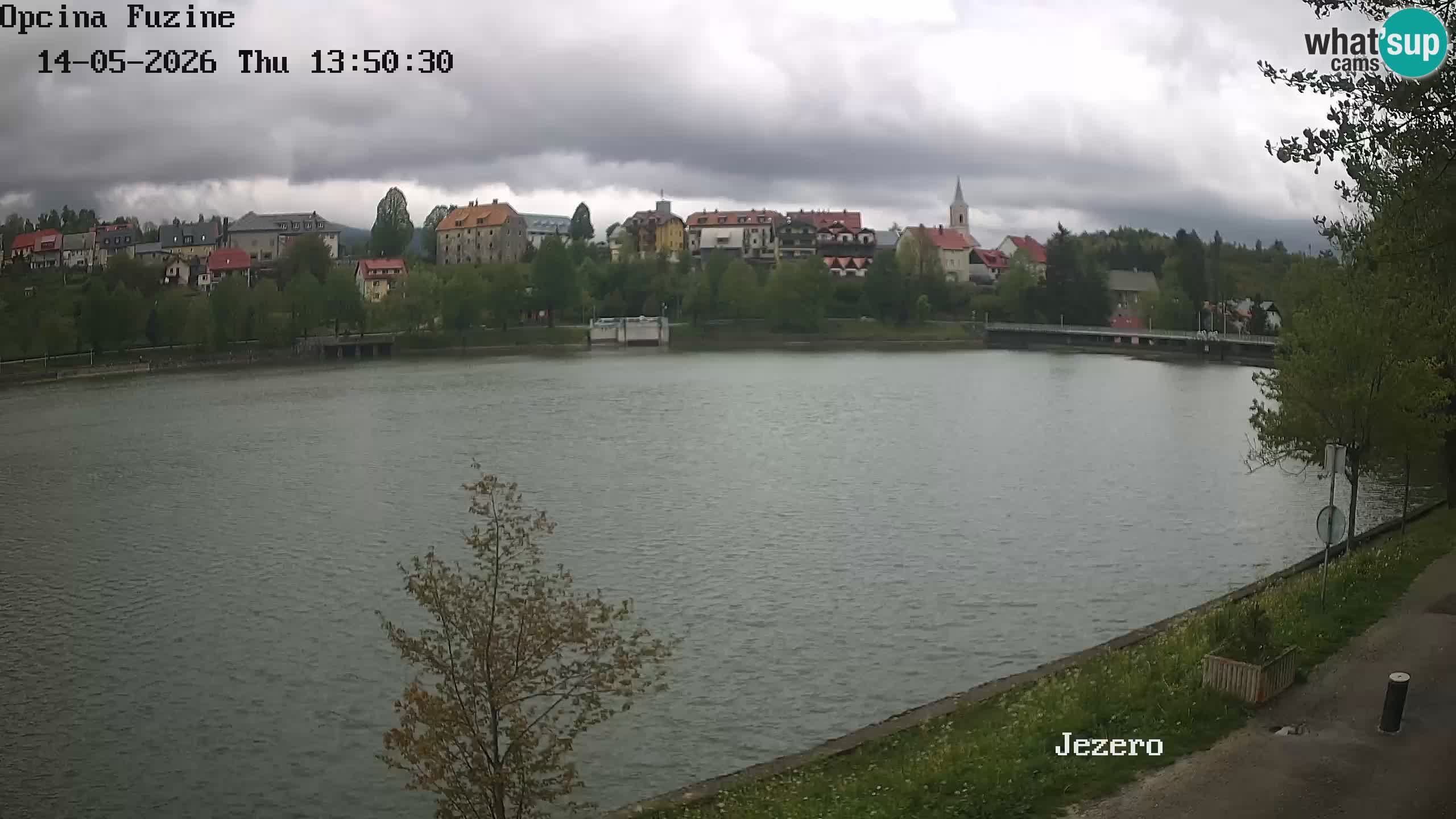 Bajersko Jezero web kamera Fužine