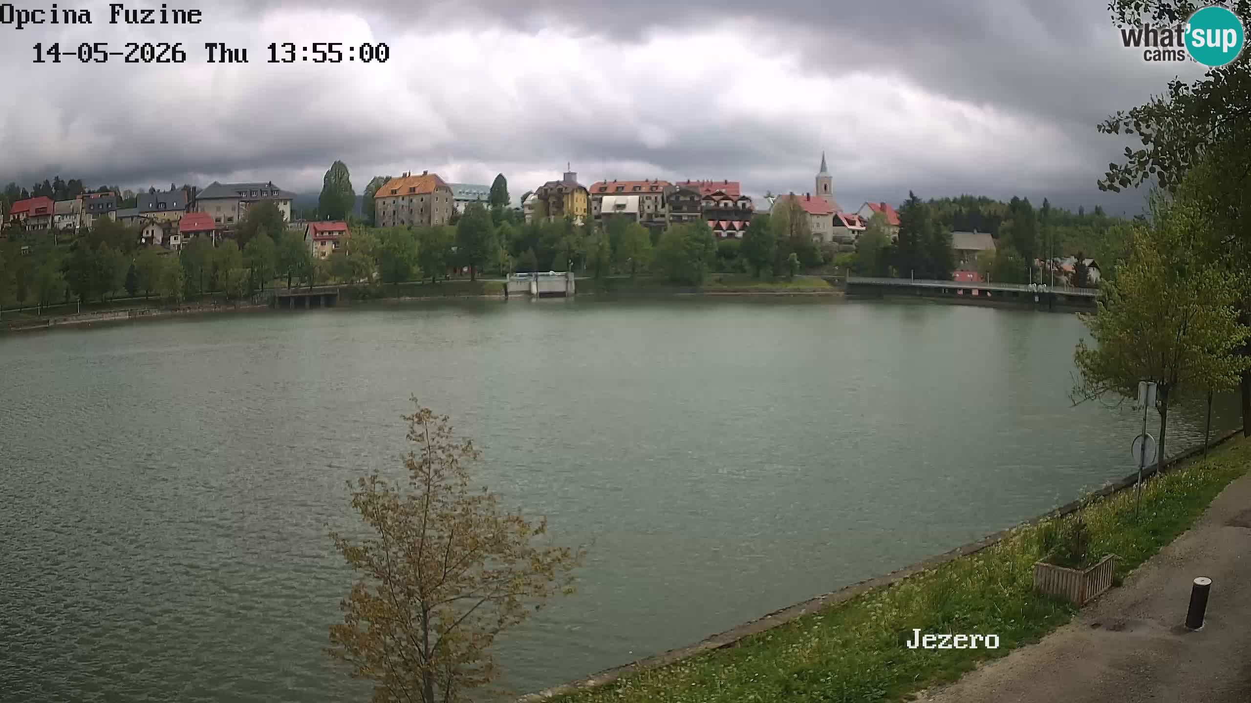 Bajersko Jezero web kamera Fužine