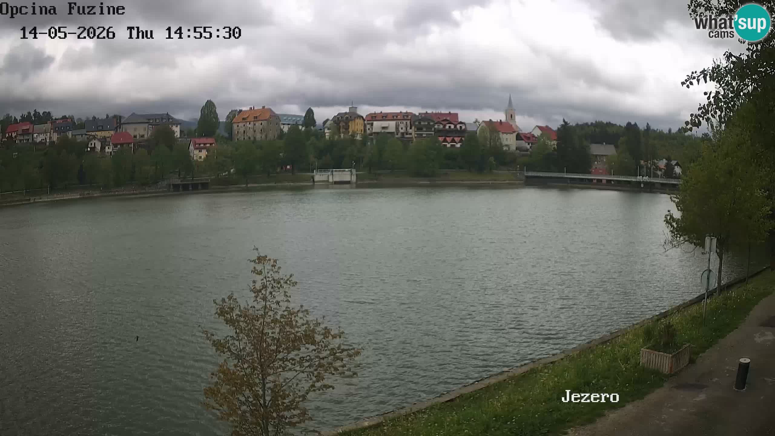 Bajersko Jezero web kamera Fužine