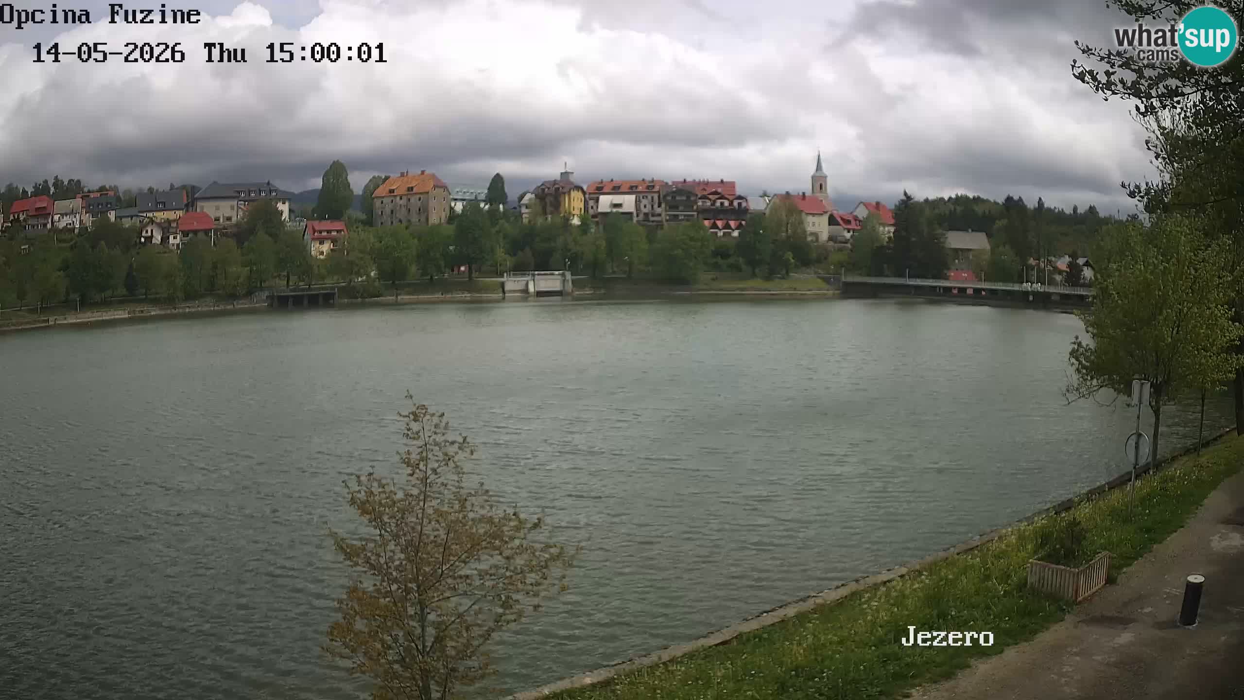 Bajersko Jezero web kamera Fužine