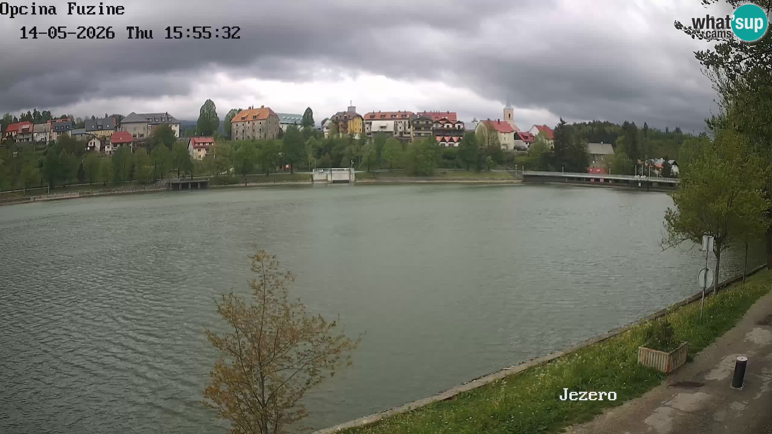 Bajersko Jezero web kamera Fužine