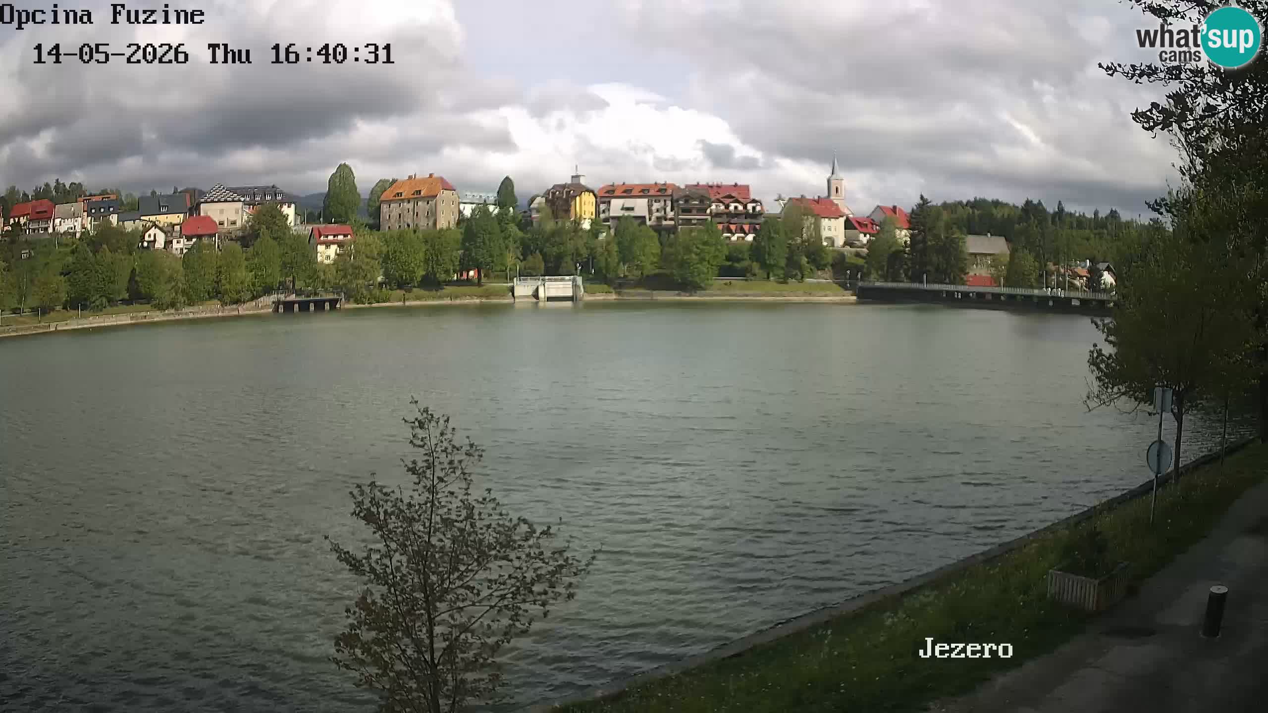 Bajersko Jezero web kamera Fužine