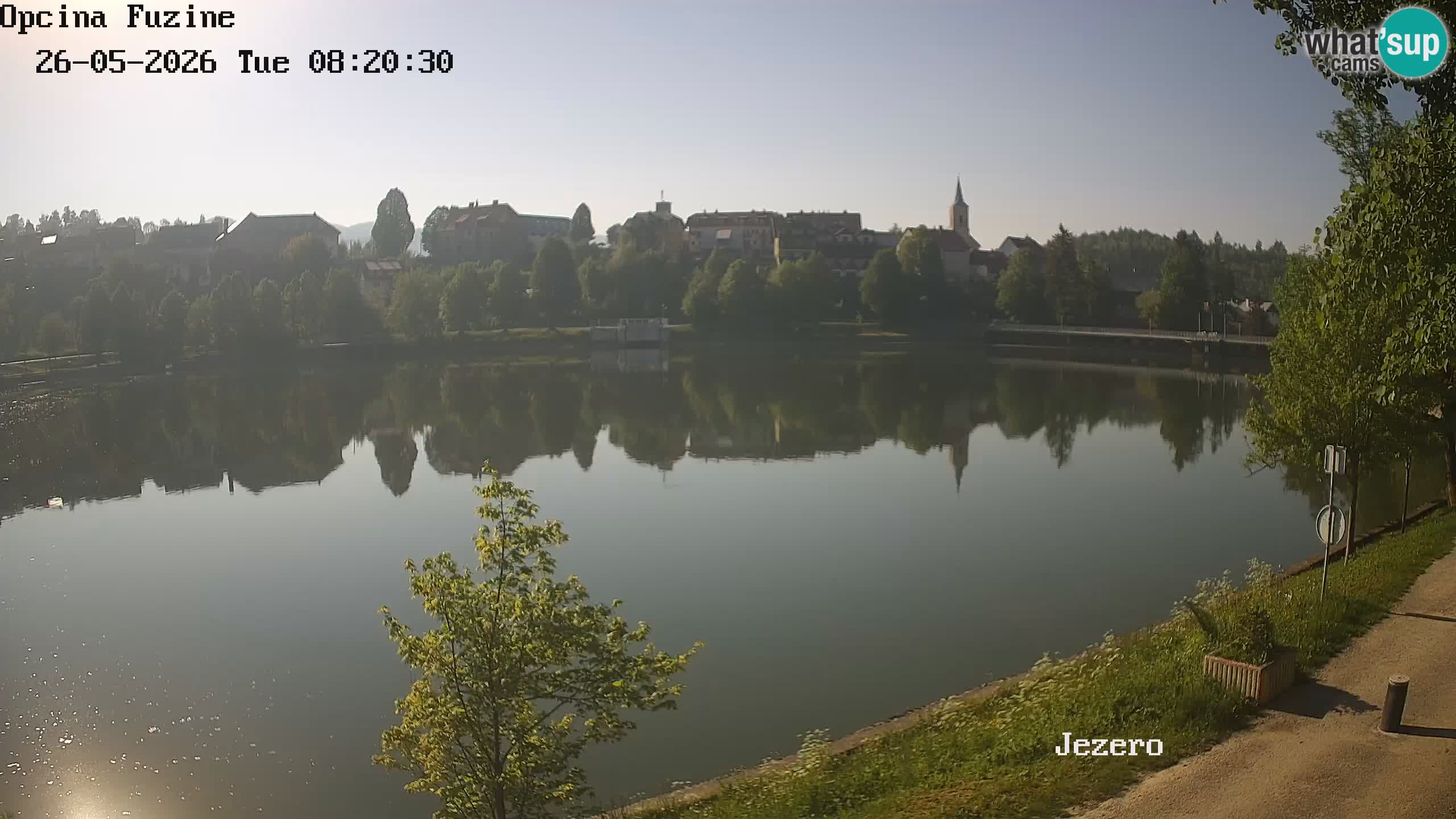 Kamera v živo Bajersko Jezero Fužine