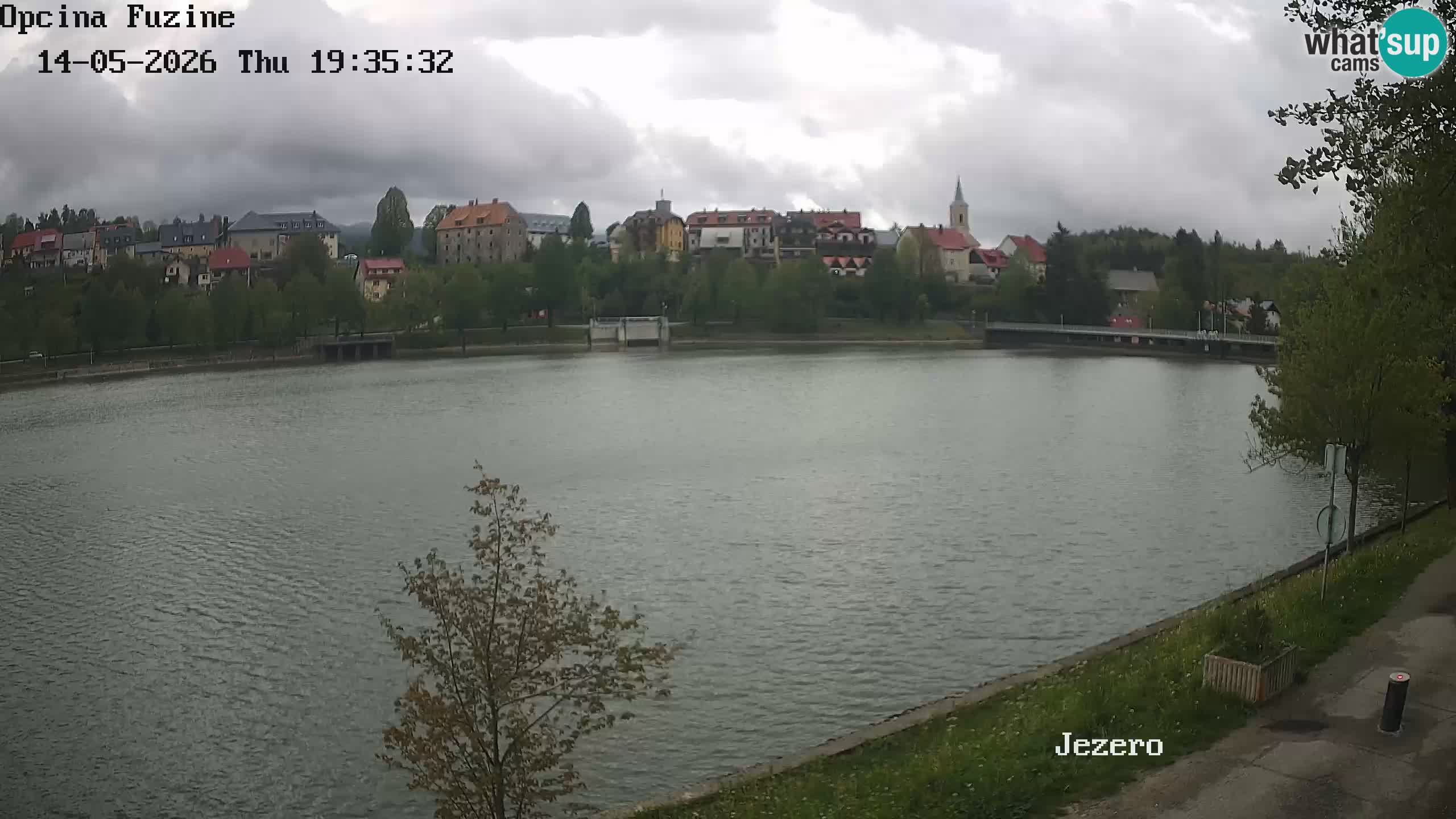 Bajersko Jezero web kamera Fužine