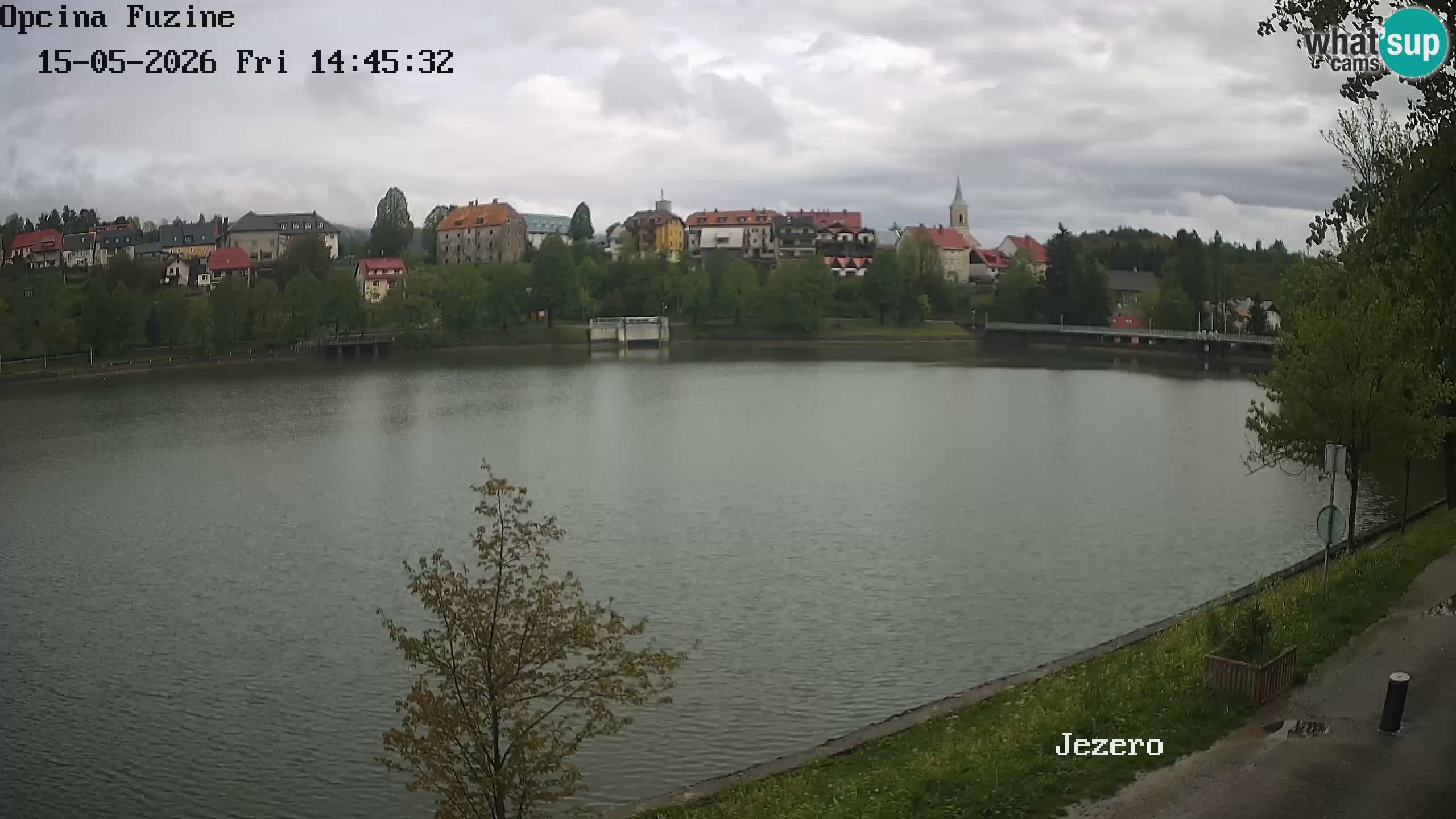 Bajersko Jezero web kamera Fužine