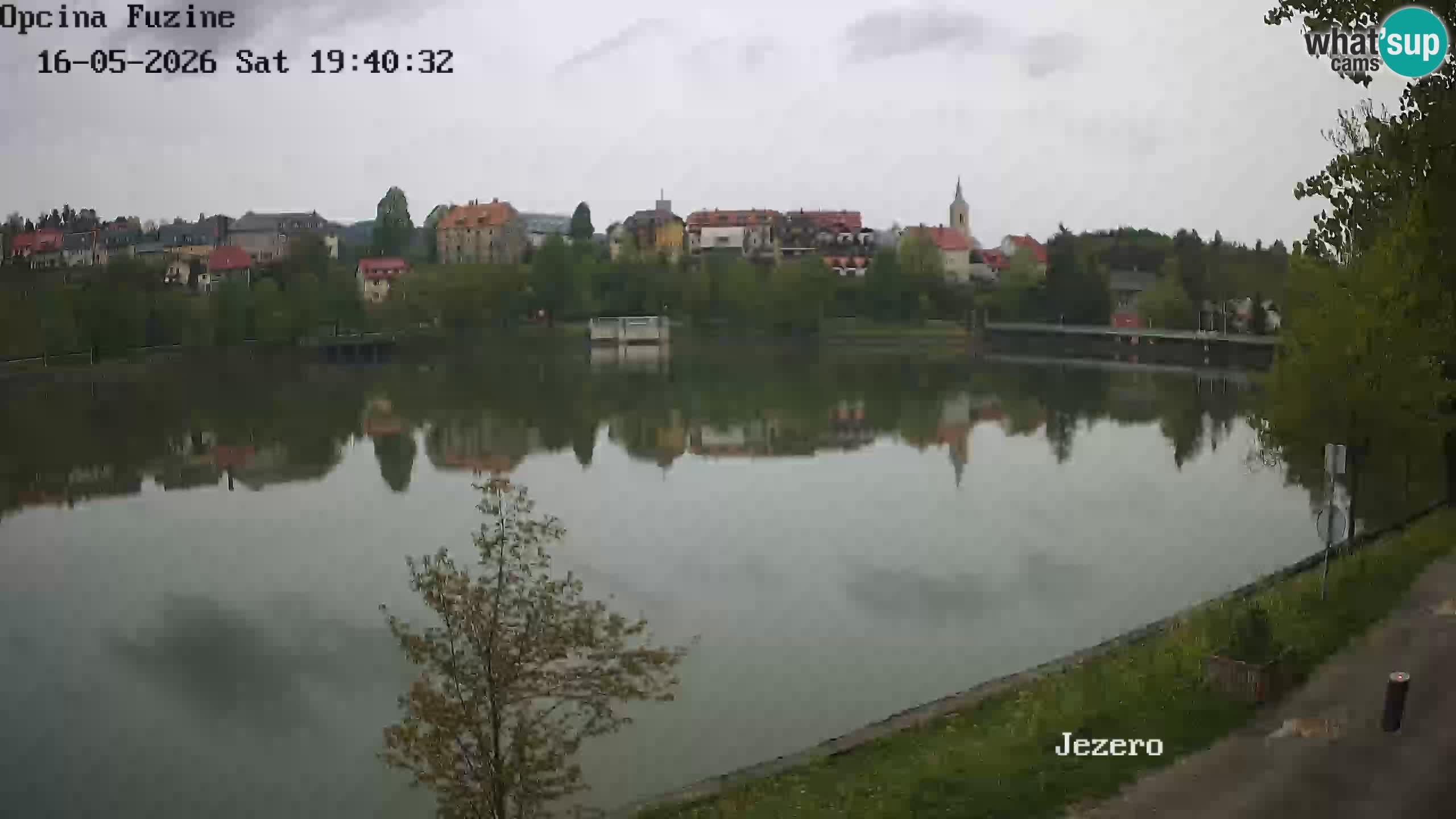Bajersko Jezero web kamera Fužine