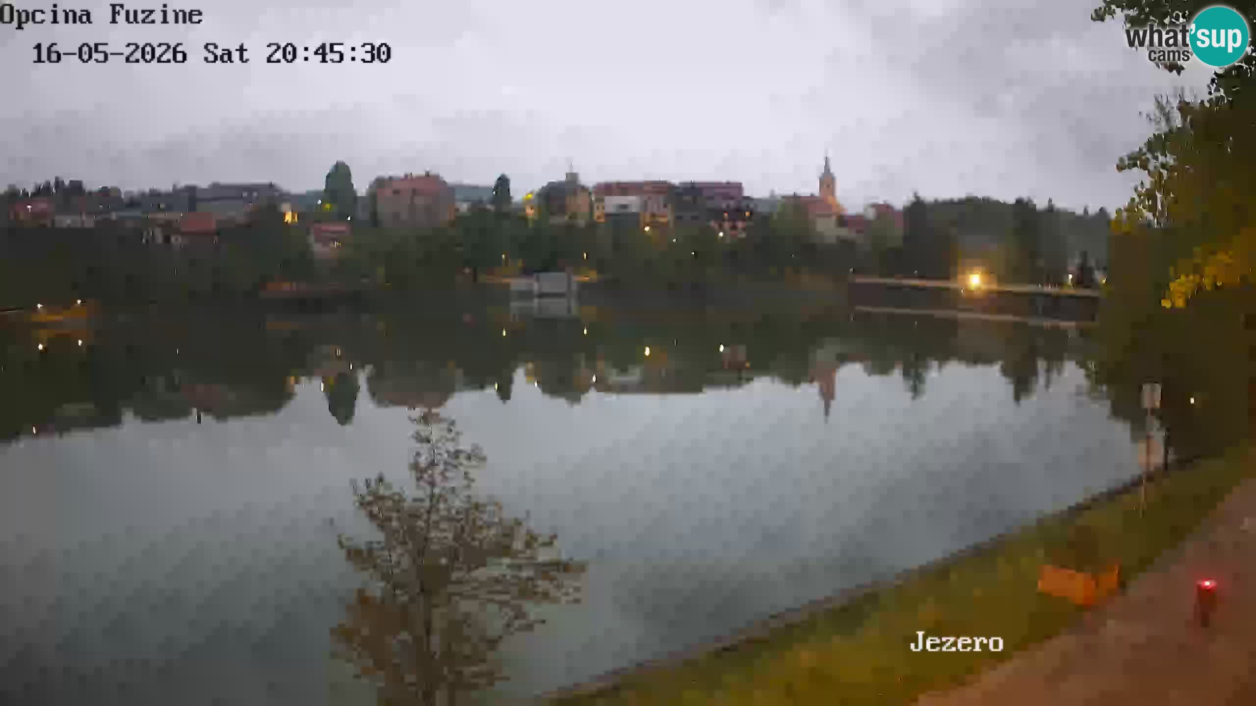 Bajersko Jezero web kamera Fužine