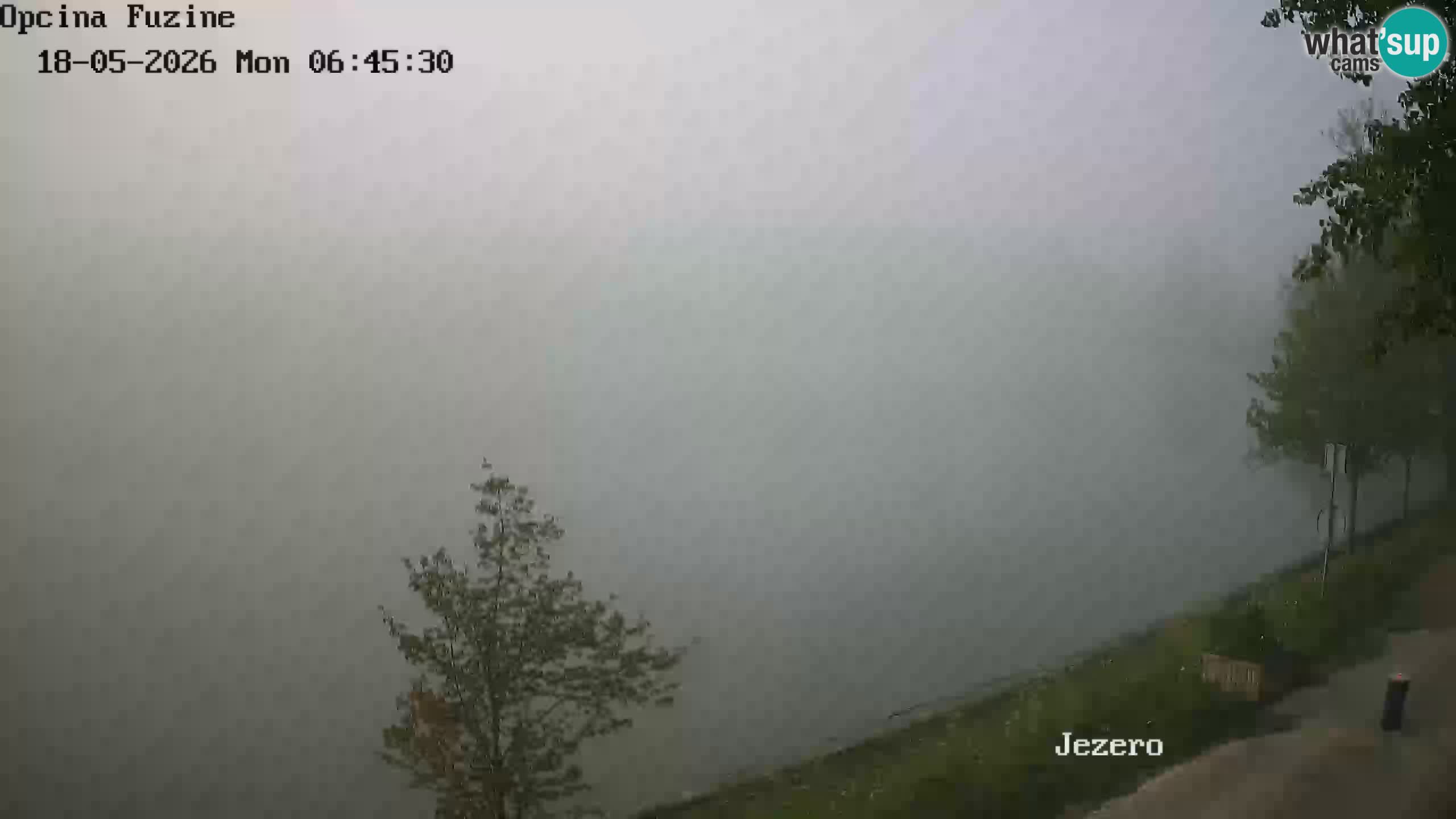 Bajersko Jezero web kamera Fužine