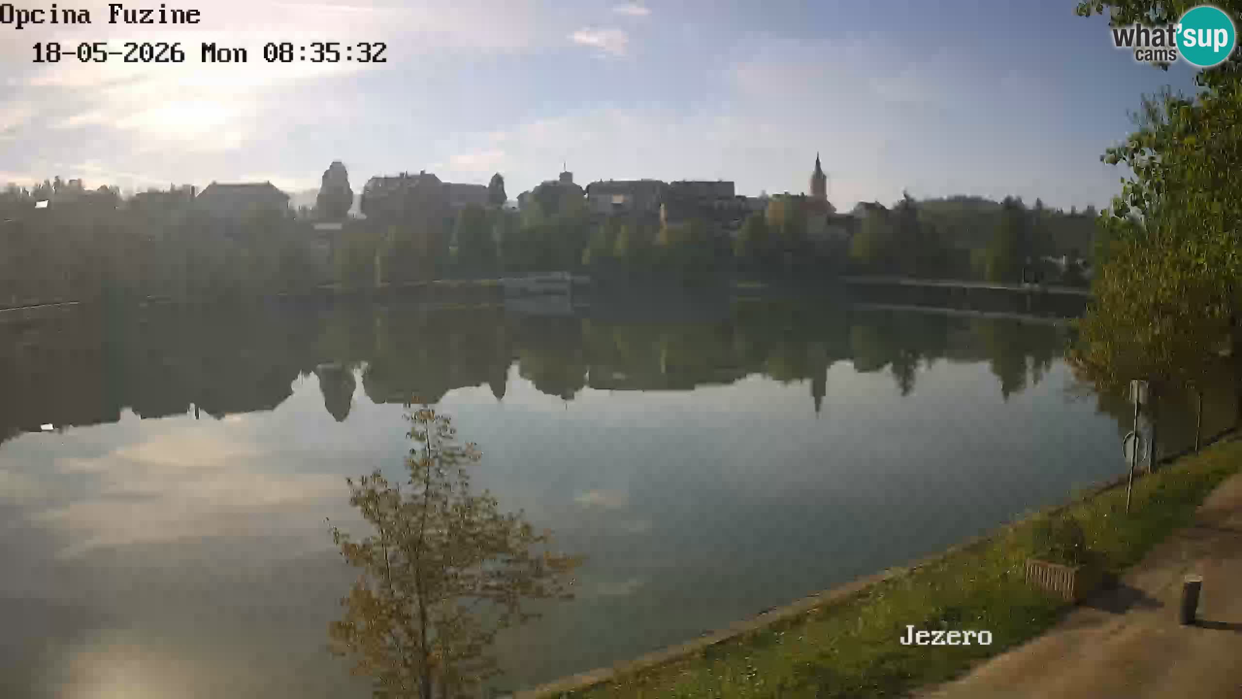 Bajersko Jezero web kamera Fužine
