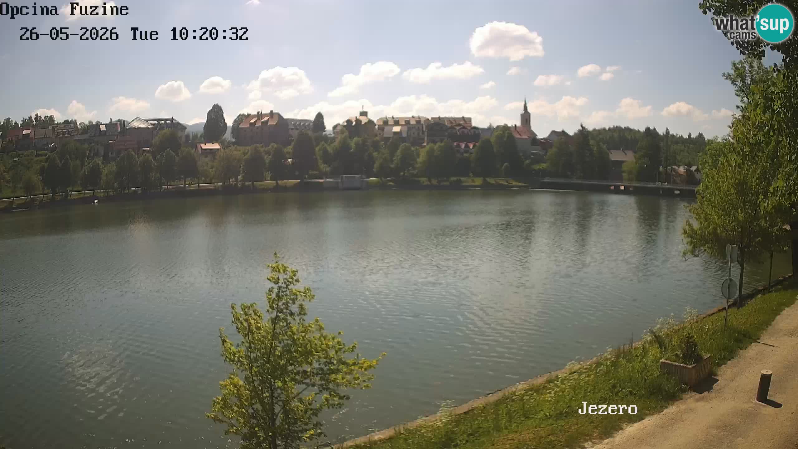 Bajersko Jezero web kamera Fužine