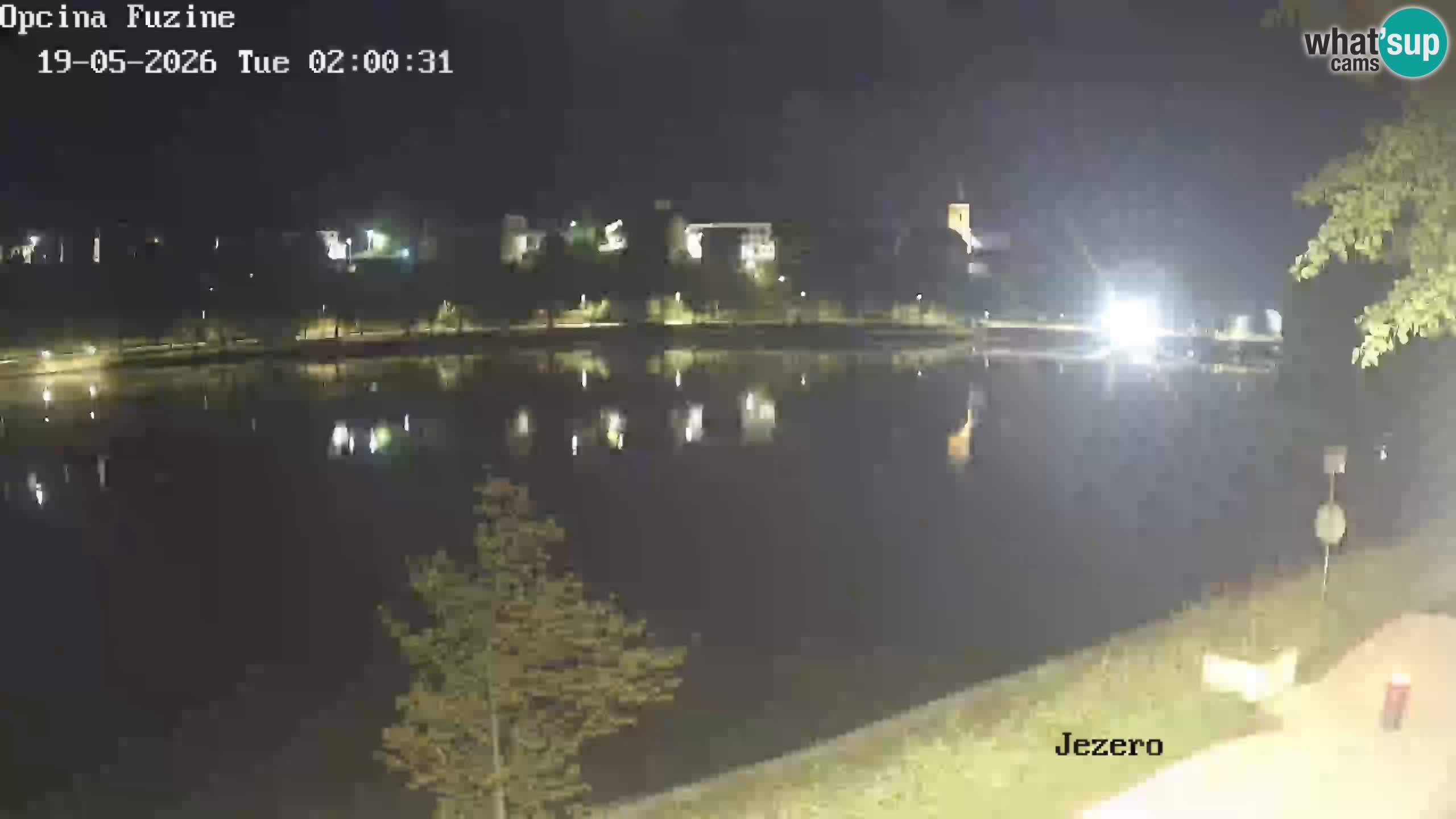Bajersko Jezero web kamera Fužine