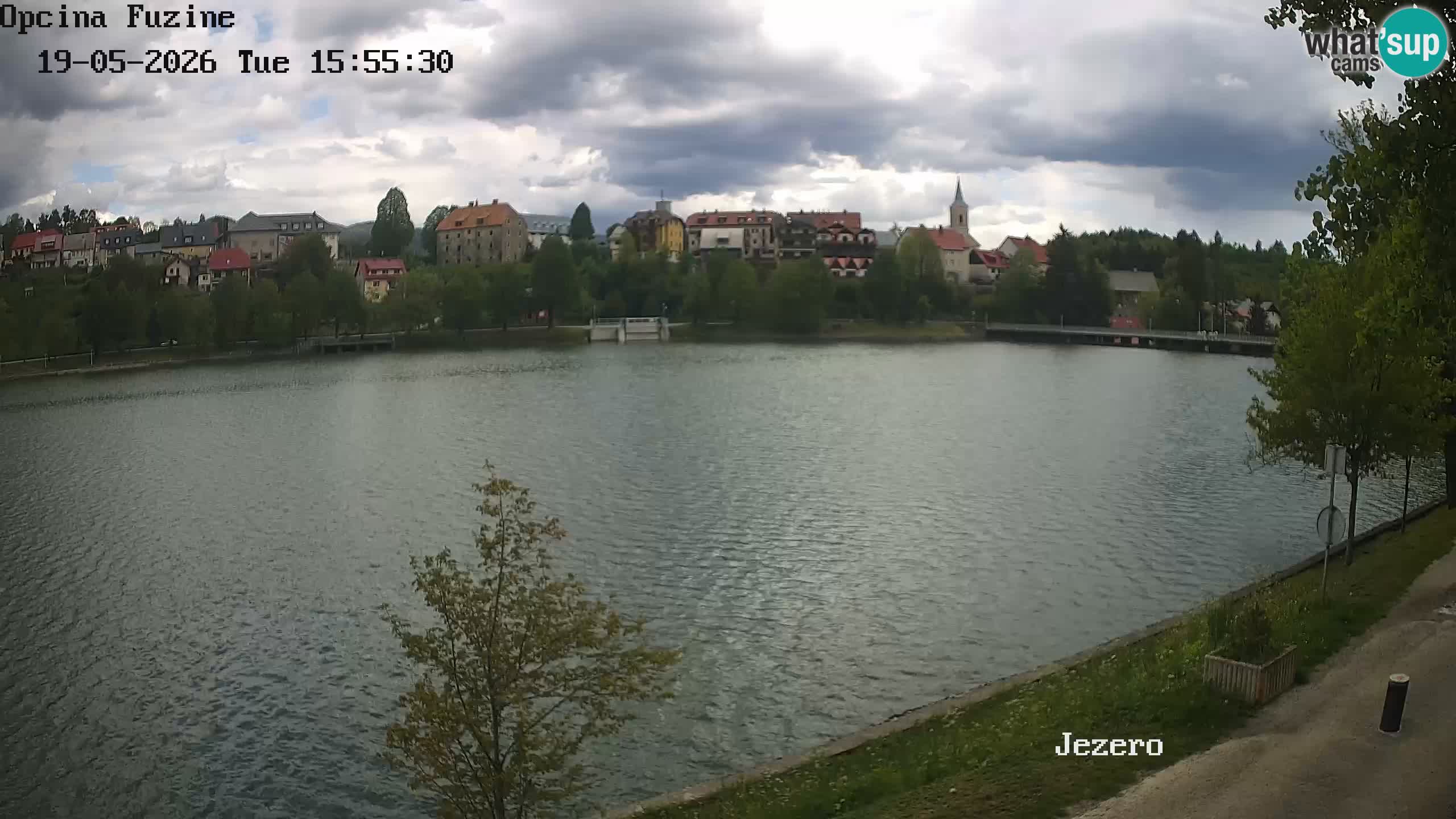 Bajersko Jezero web kamera Fužine