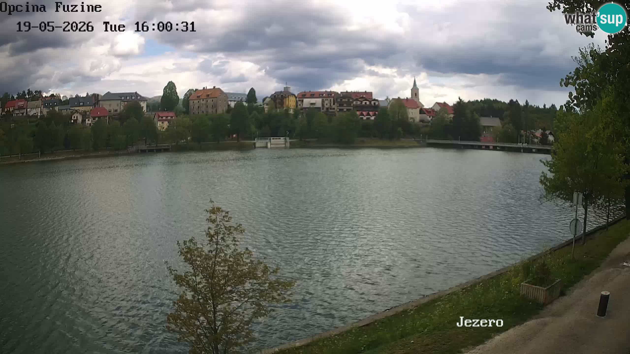 Bajersko Jezero web kamera Fužine