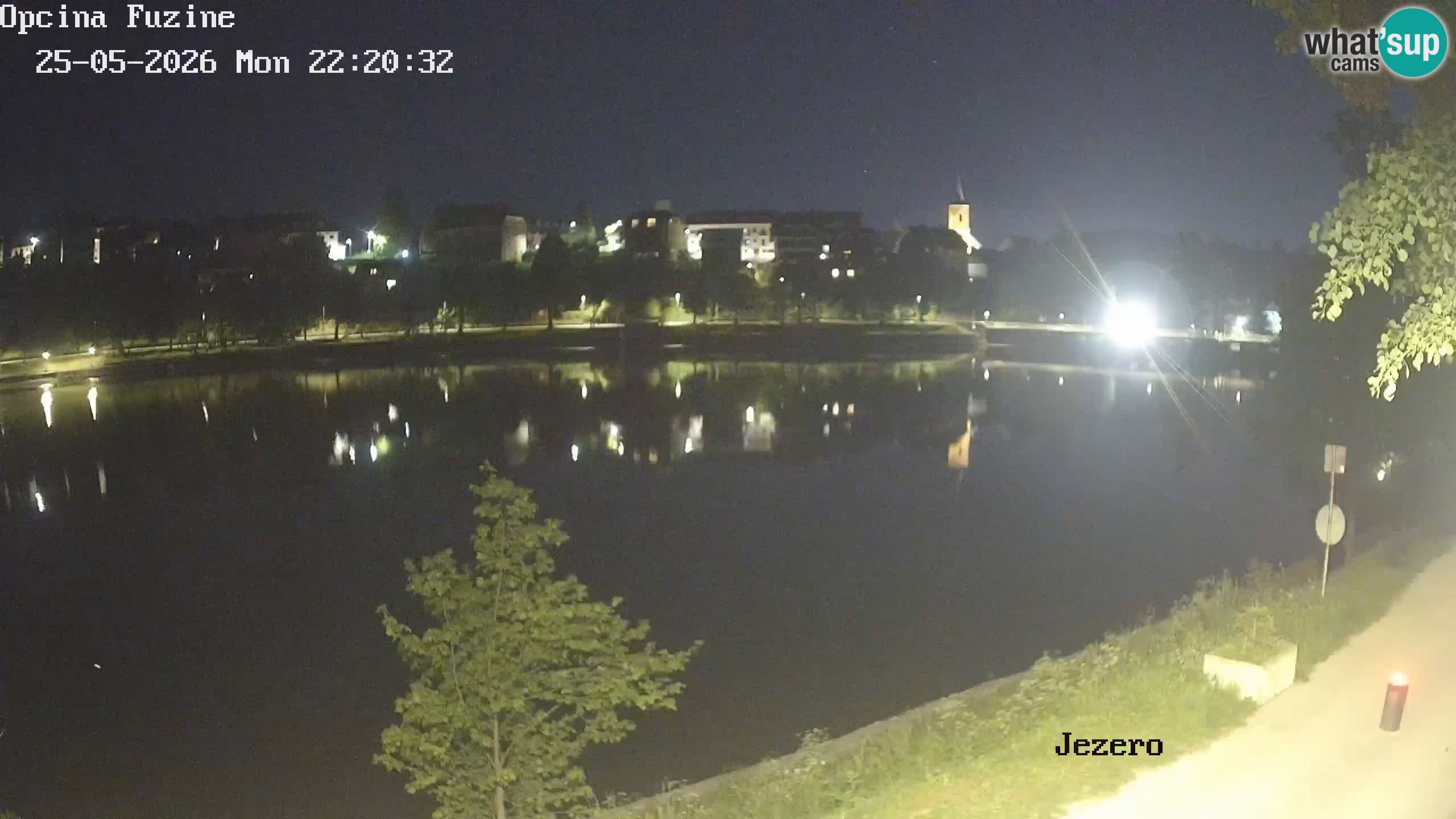 Bajersko Jezero web kamera Fužine