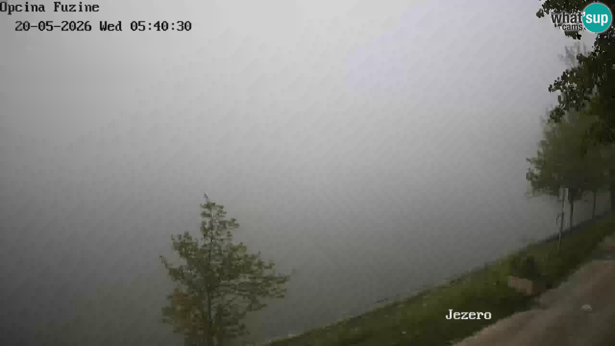 Bajersko Jezero web kamera Fužine