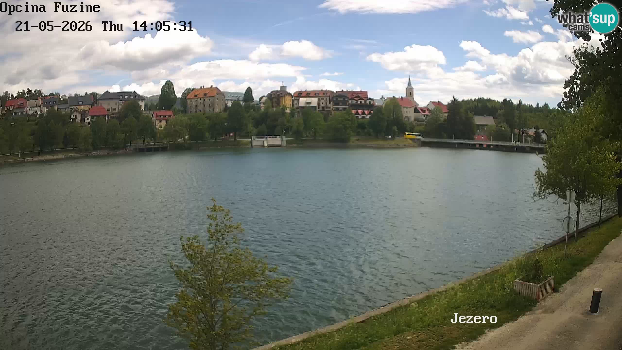 Bajersko Jezero web kamera Fužine