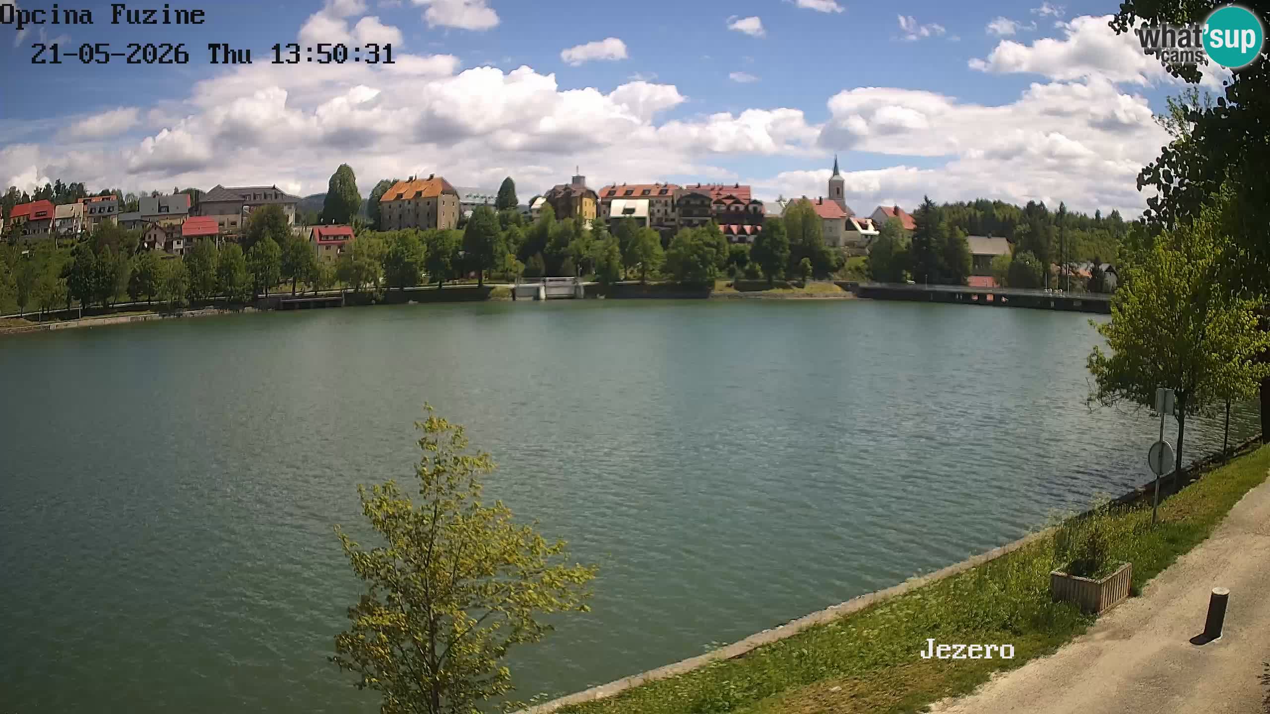 Bajersko Jezero web kamera Fužine