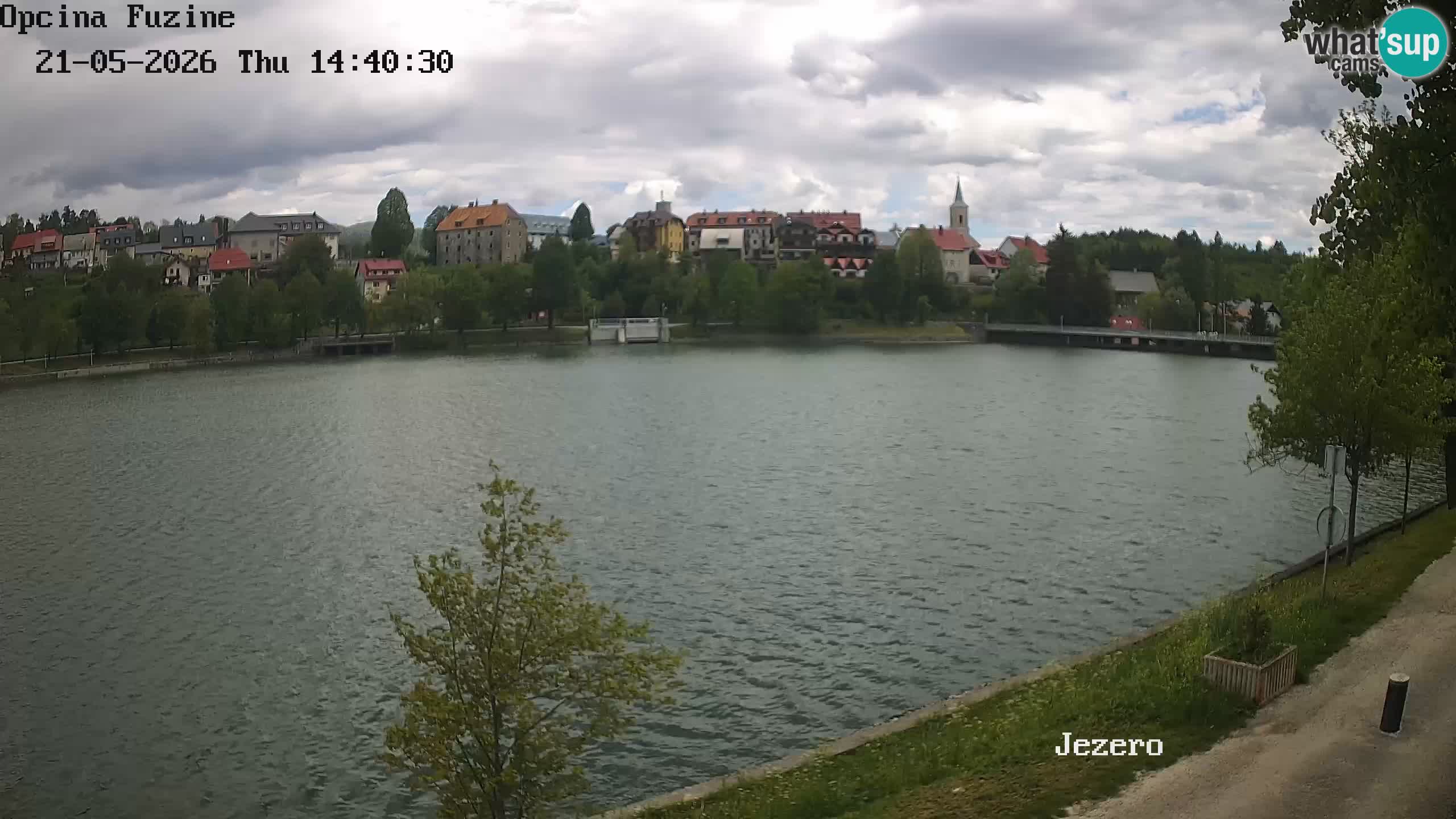 Bajersko Jezero web kamera Fužine