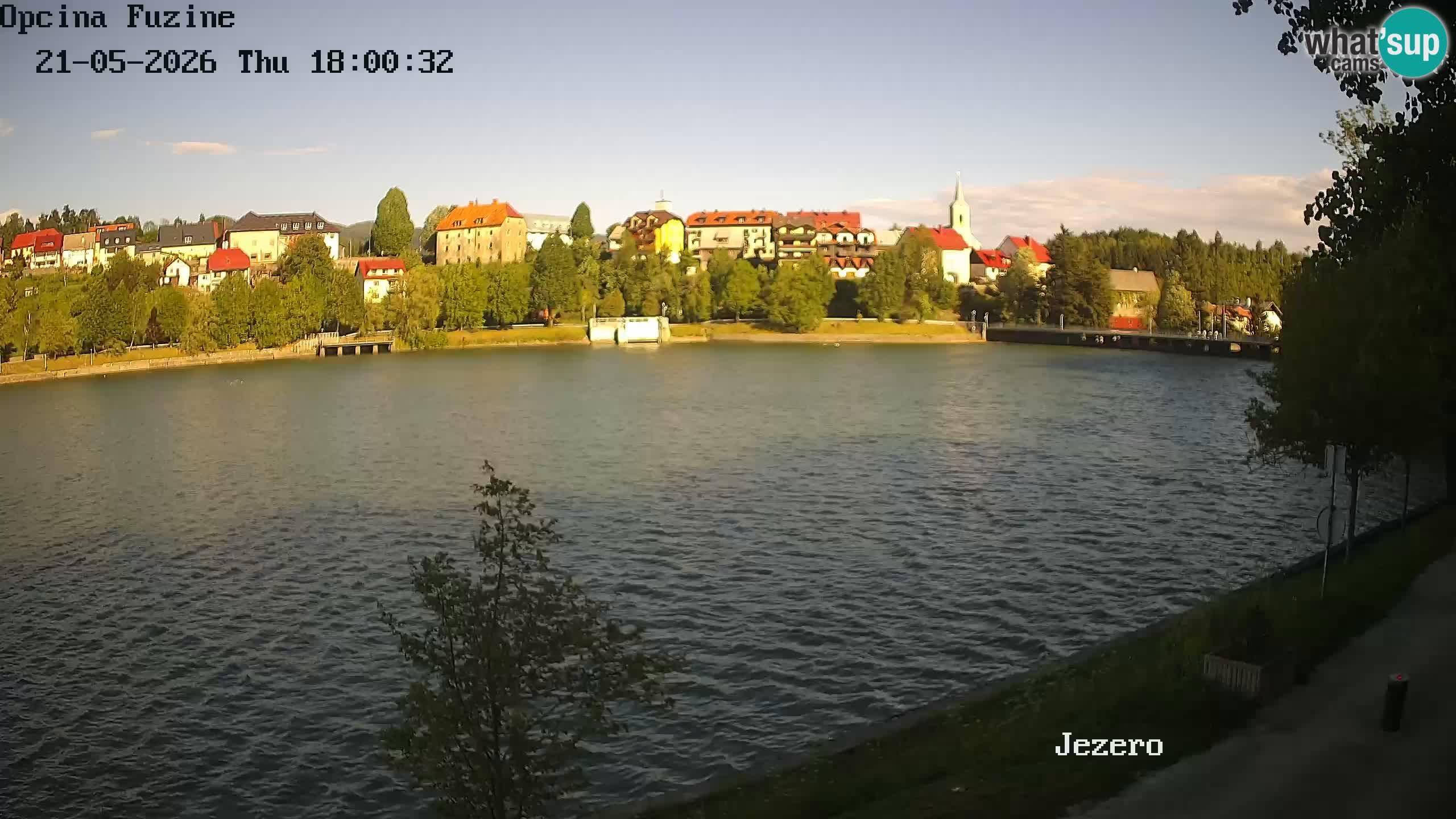 Lago Bajer livecam Bajersko Jezero Fužine