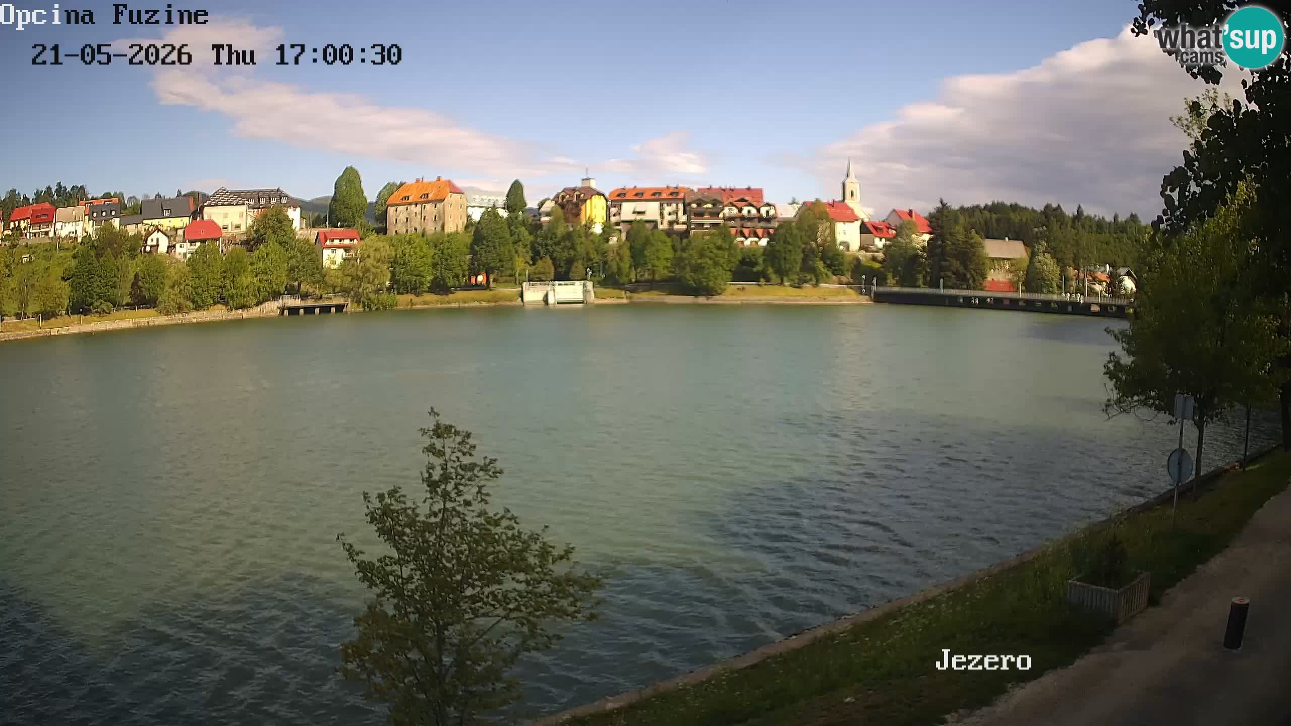 Kamera v živo Bajersko Jezero Fužine