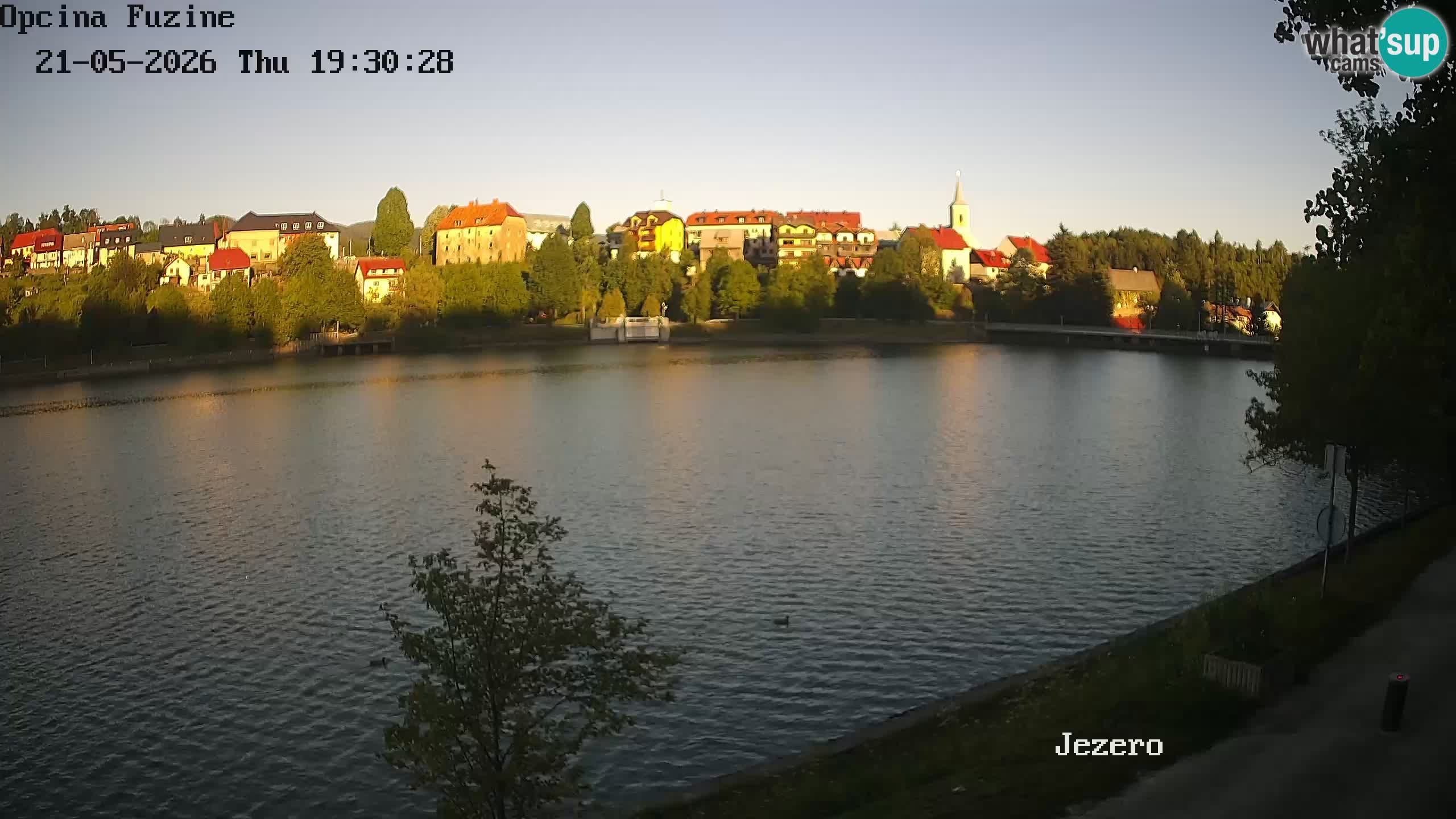 Kamera v živo Bajersko Jezero Fužine