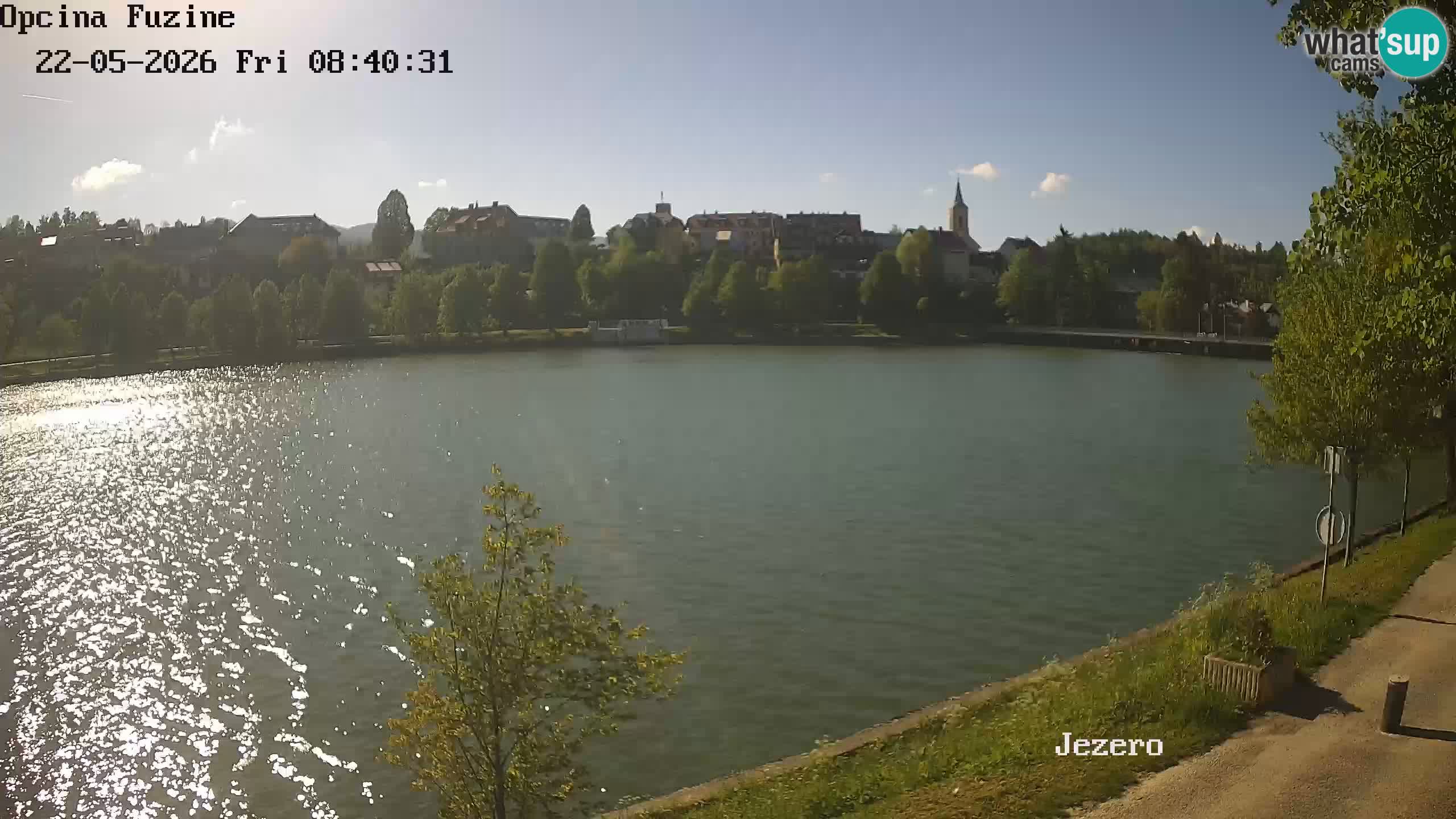 Bajersko Jezero web kamera Fužine