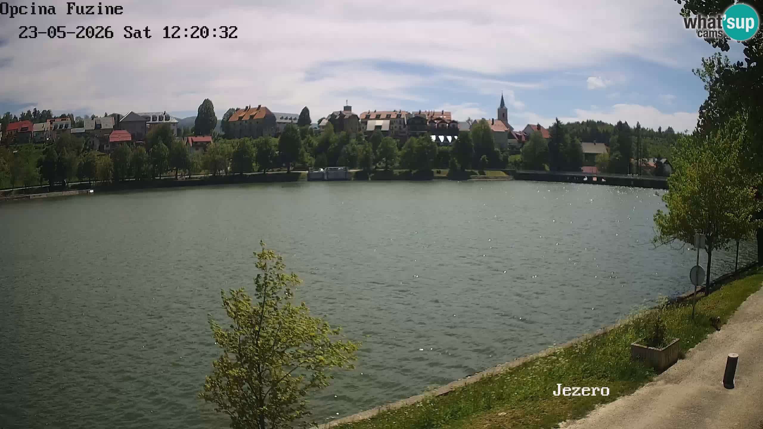 LIVE Lake Bajer livecam Bajersko Jezero Fužine