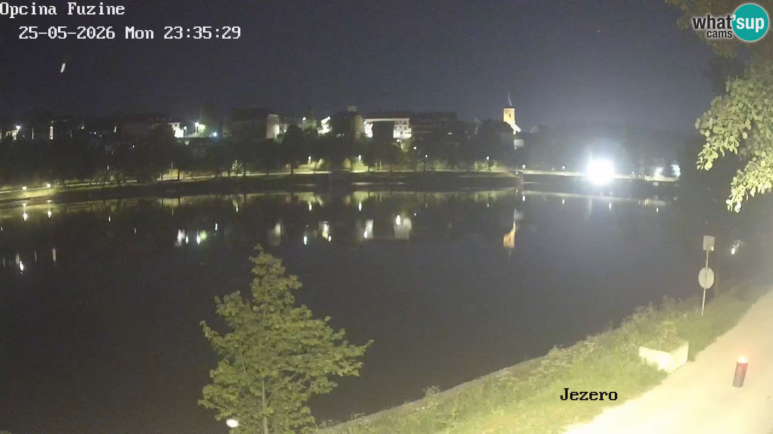 Bajersko Jezero web kamera Fužine