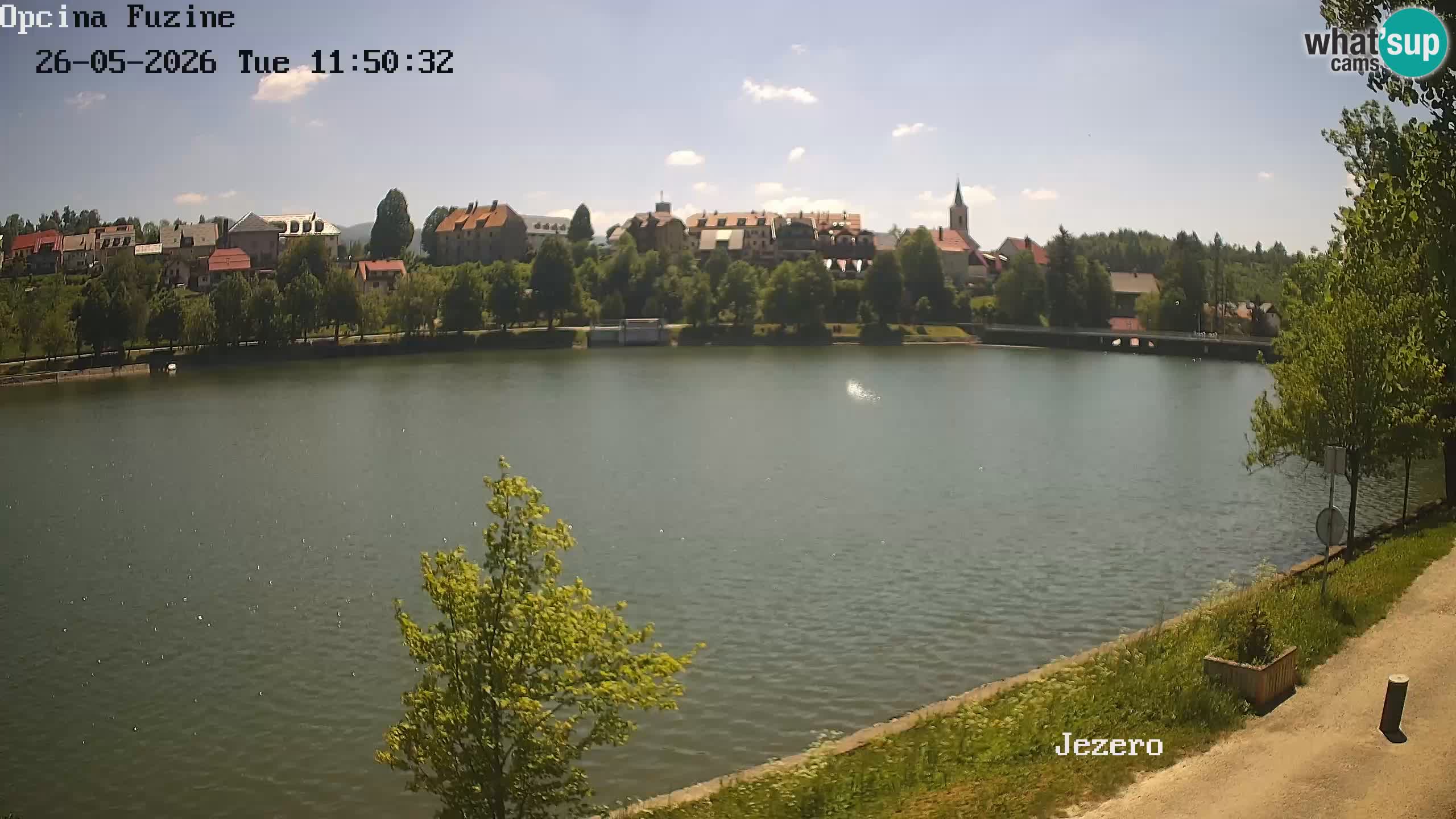 Bajersko Jezero web kamera Fužine