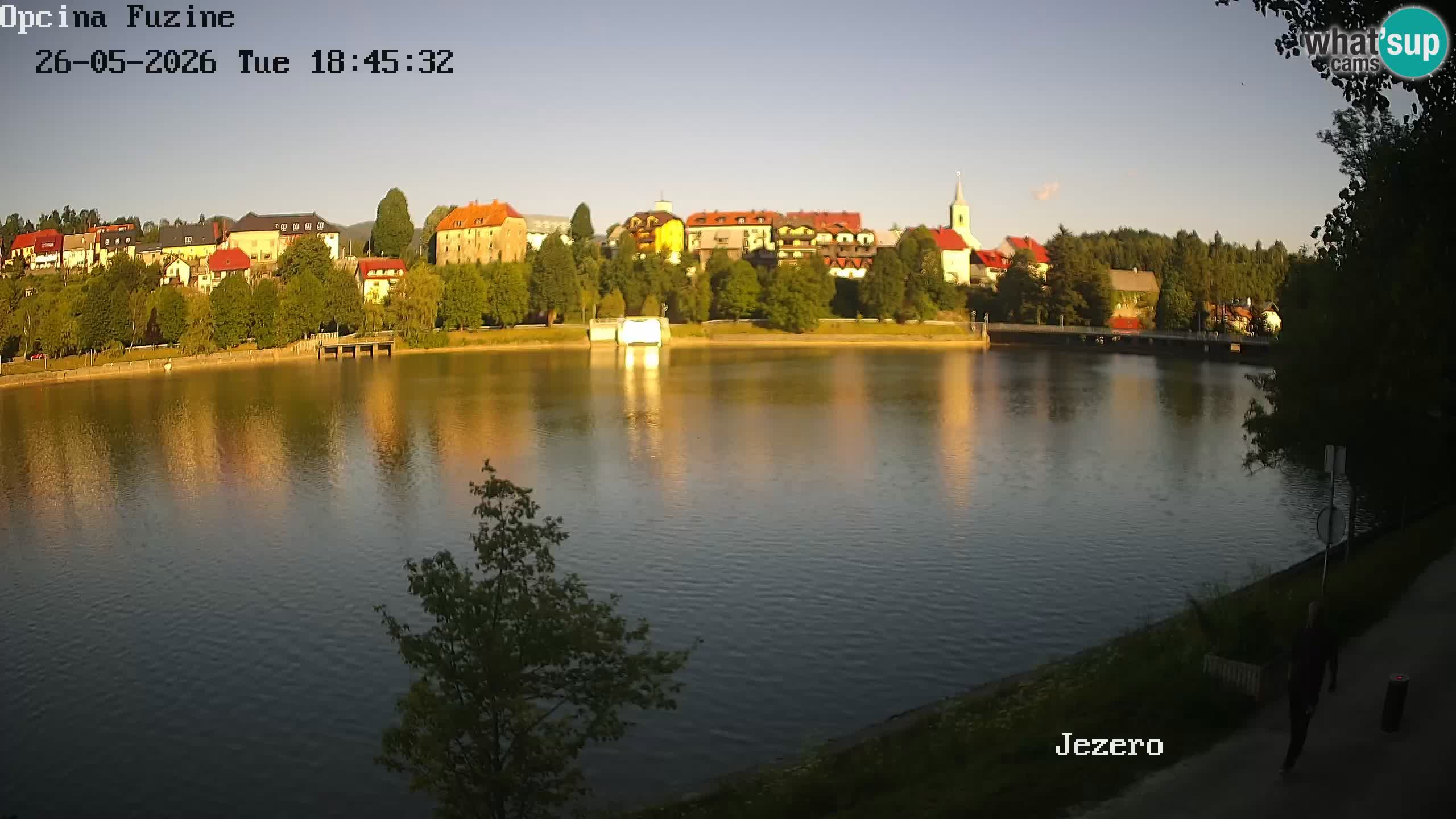 Lago Bajer livecam Bajersko Jezero Fužine