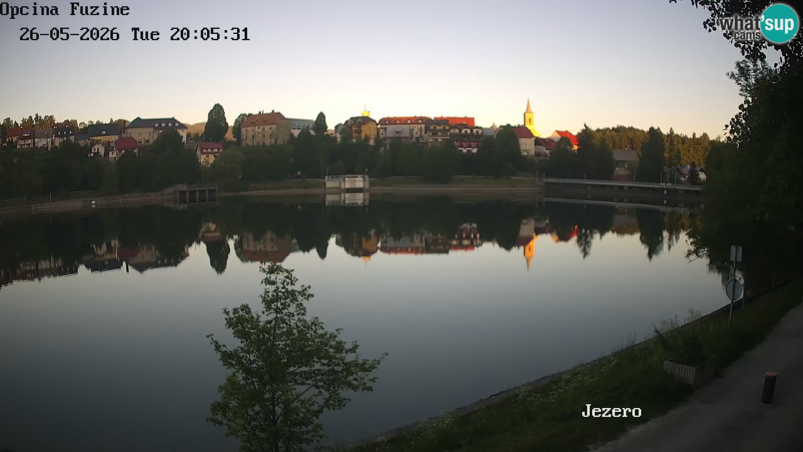 Lago Bajer livecam Bajersko Jezero Fužine