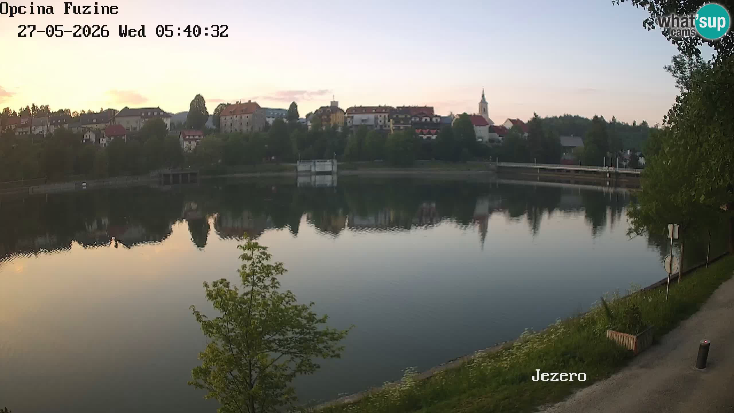 Kamera v živo Bajersko Jezero Fužine