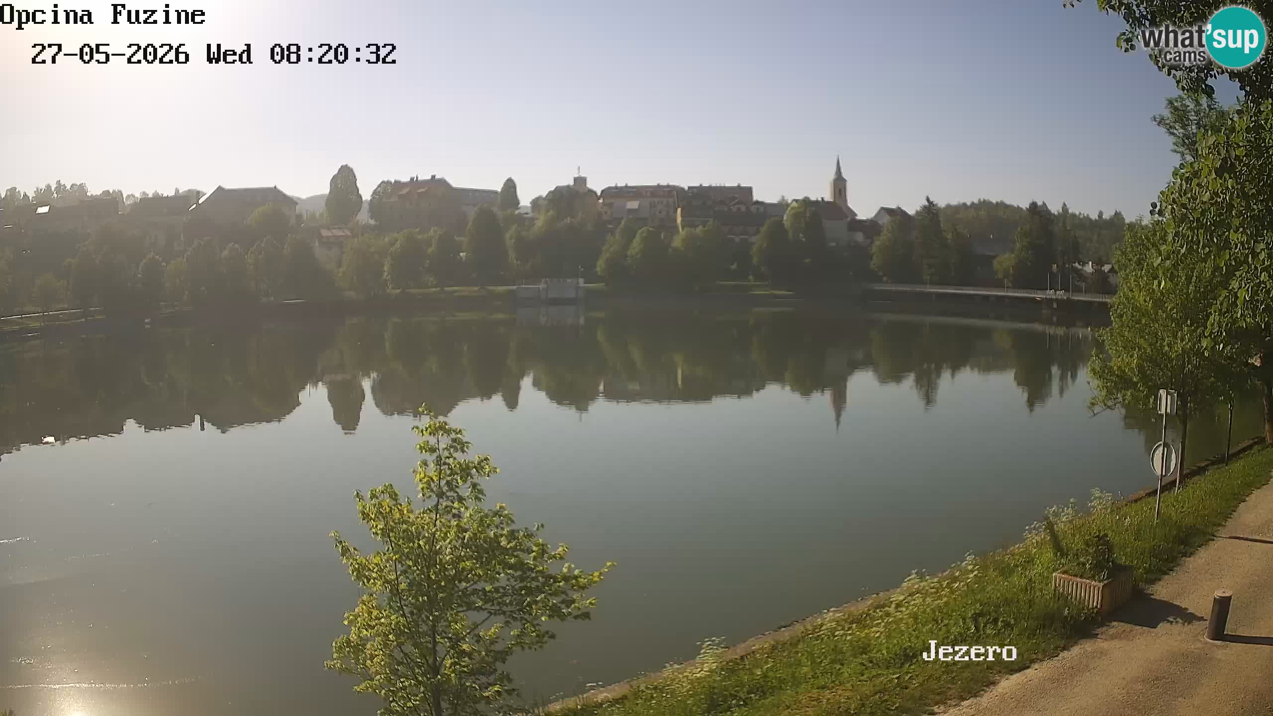 Bajersko Jezero web kamera Fužine