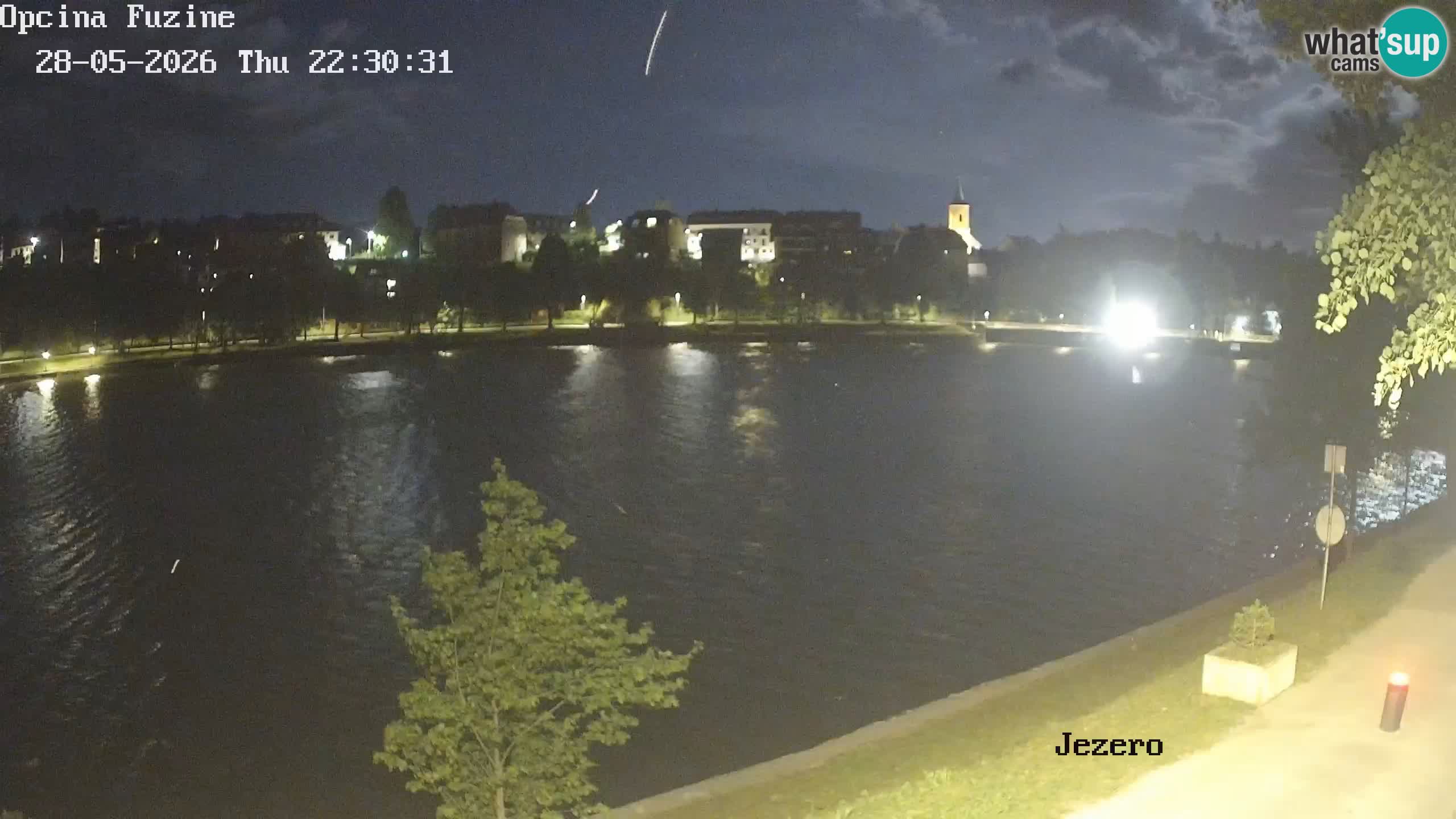 Bajersko Jezero web kamera Fužine