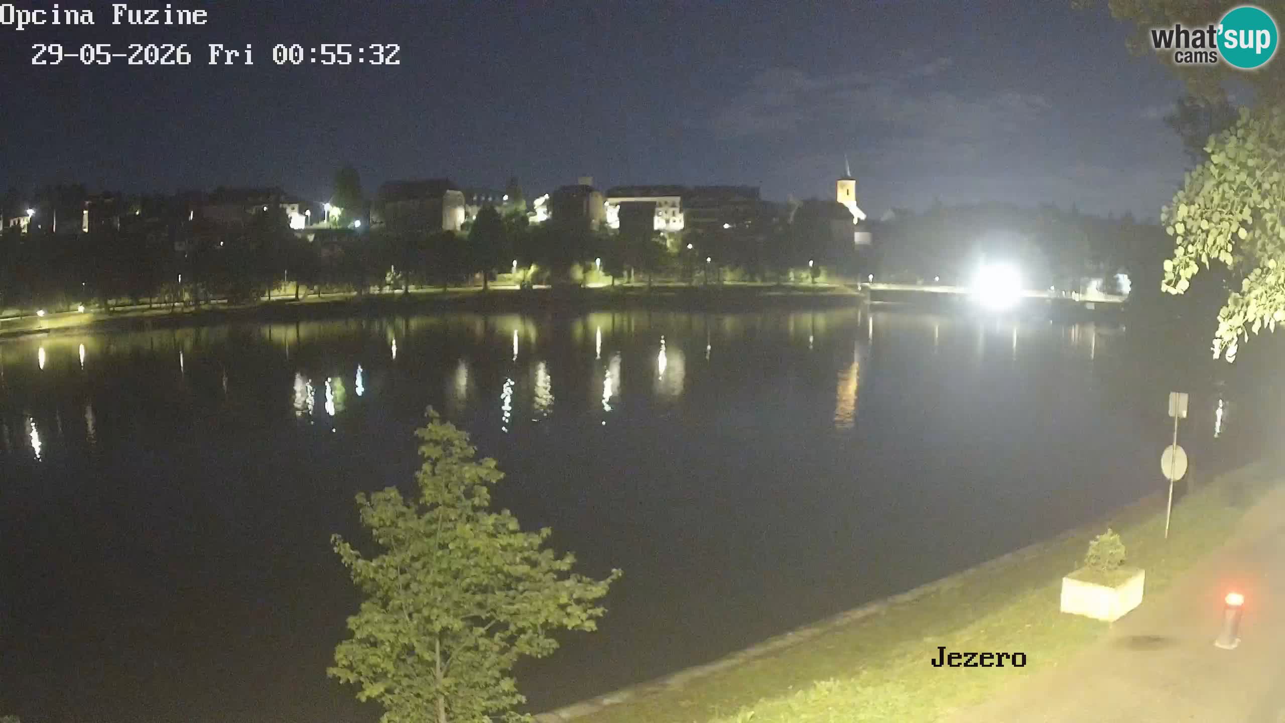 Bajersko Jezero web kamera Fužine