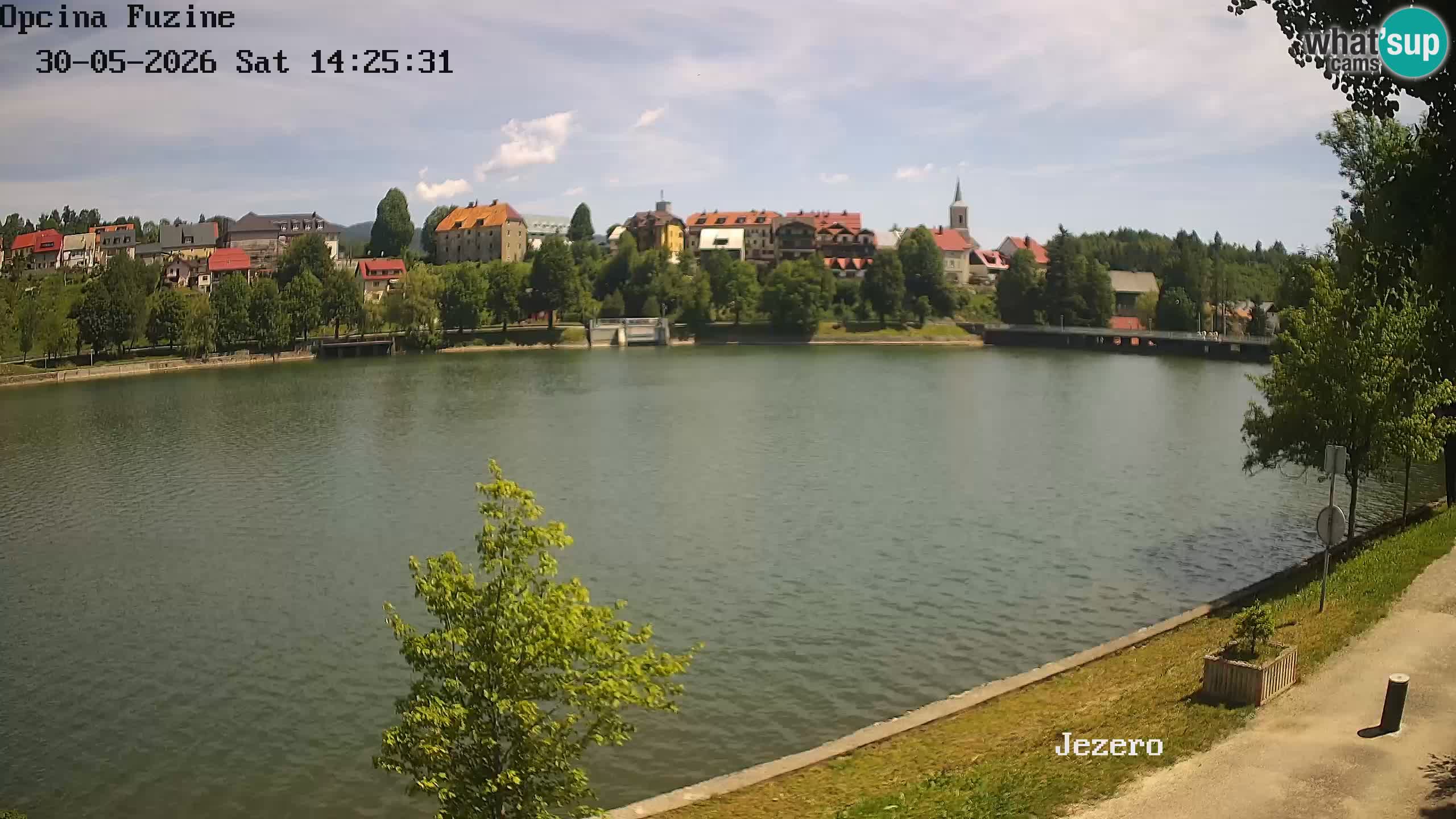 Bajersko Jezero web kamera Fužine