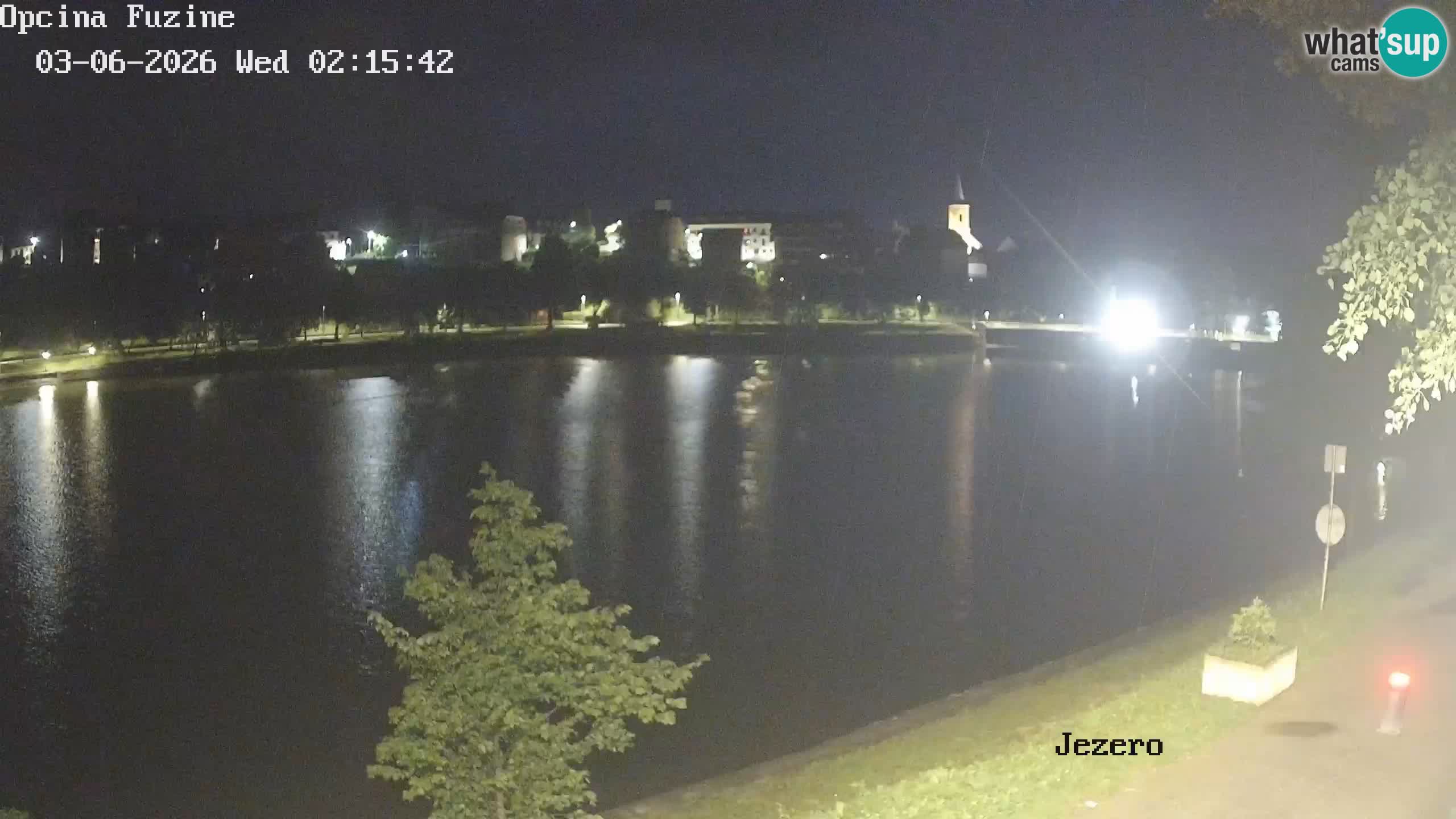 LIVE Lake Bajer livecam Bajersko Jezero Fužine