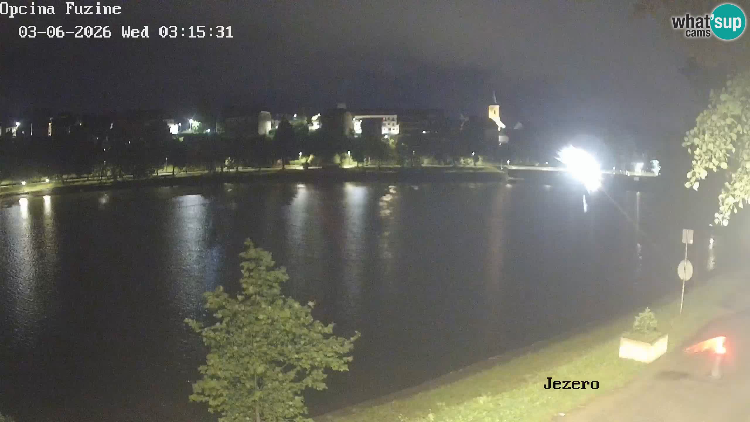 Bajersko Jezero web kamera Fužine