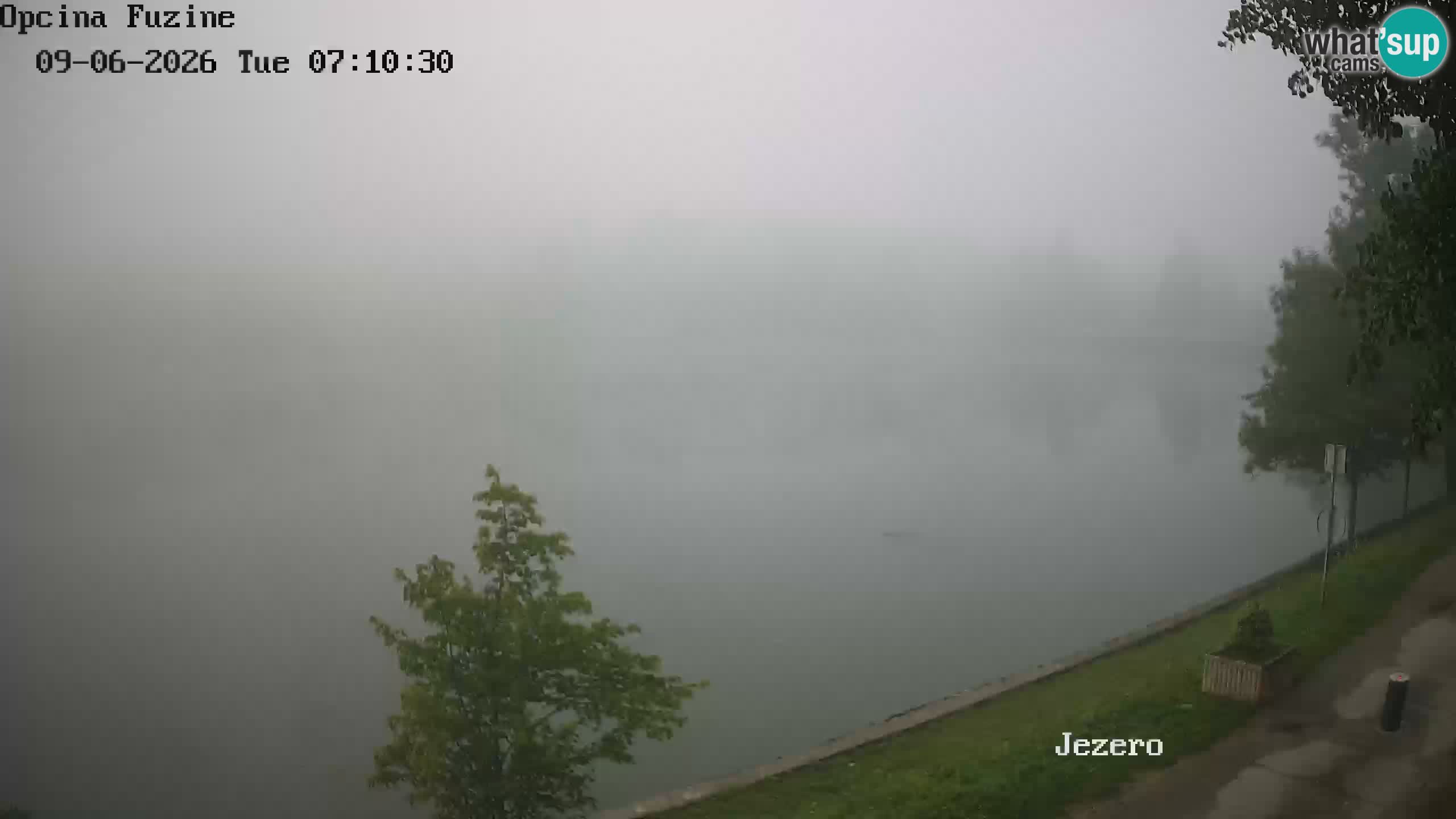 Bajersko Jezero web kamera Fužine