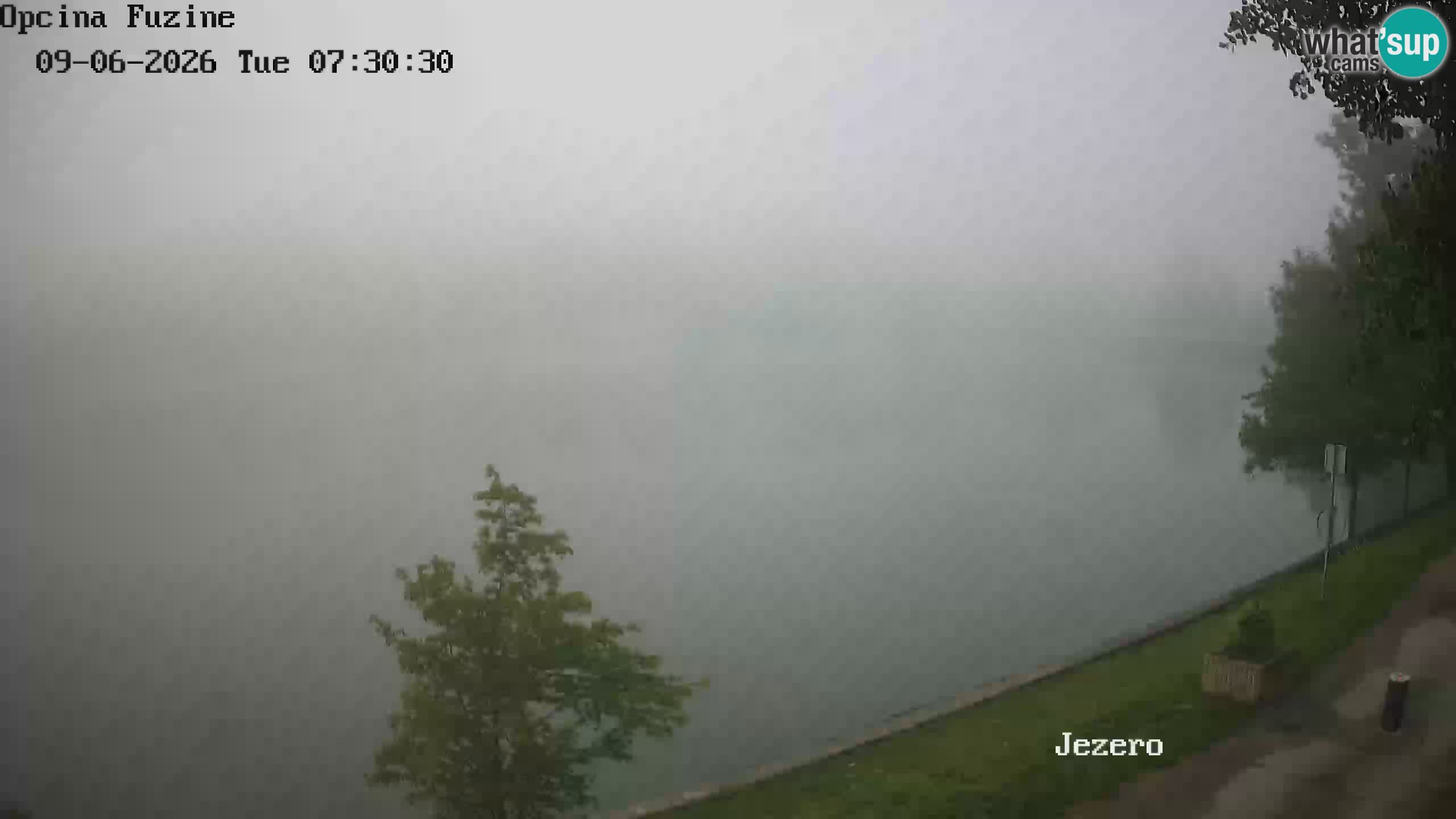 Bajersko Jezero web kamera Fužine