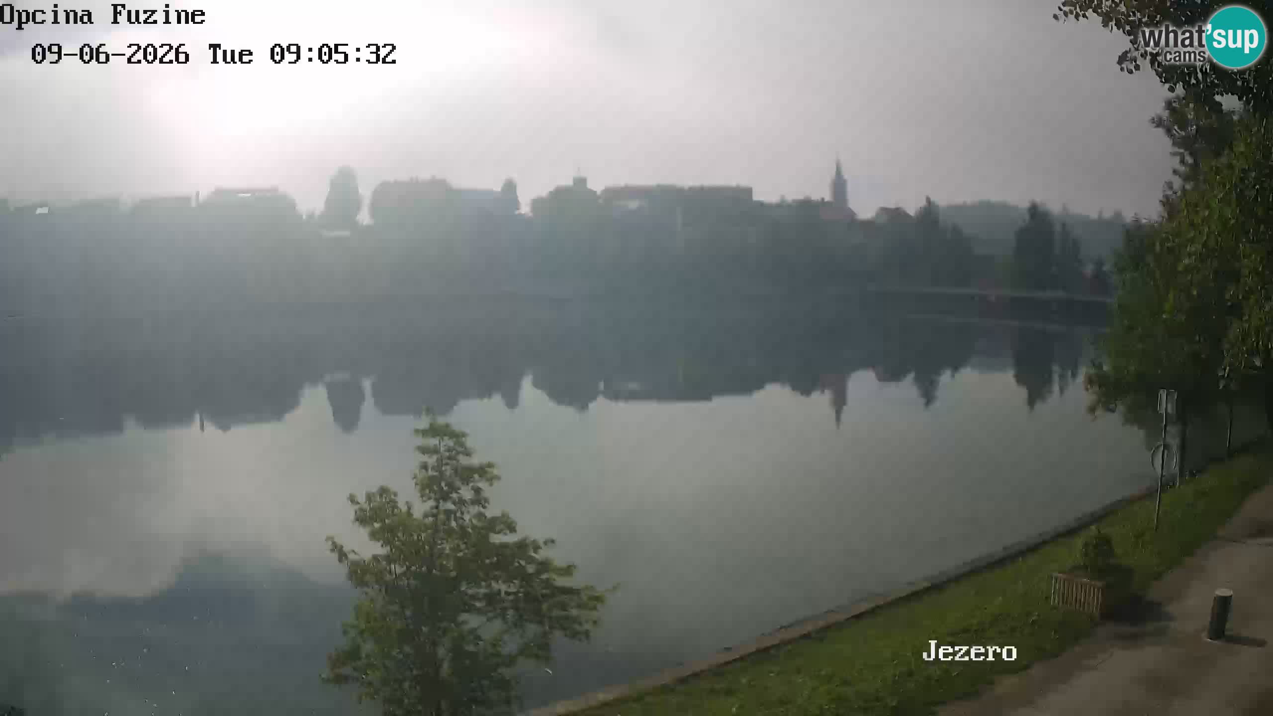 Bajersko Jezero web kamera Fužine