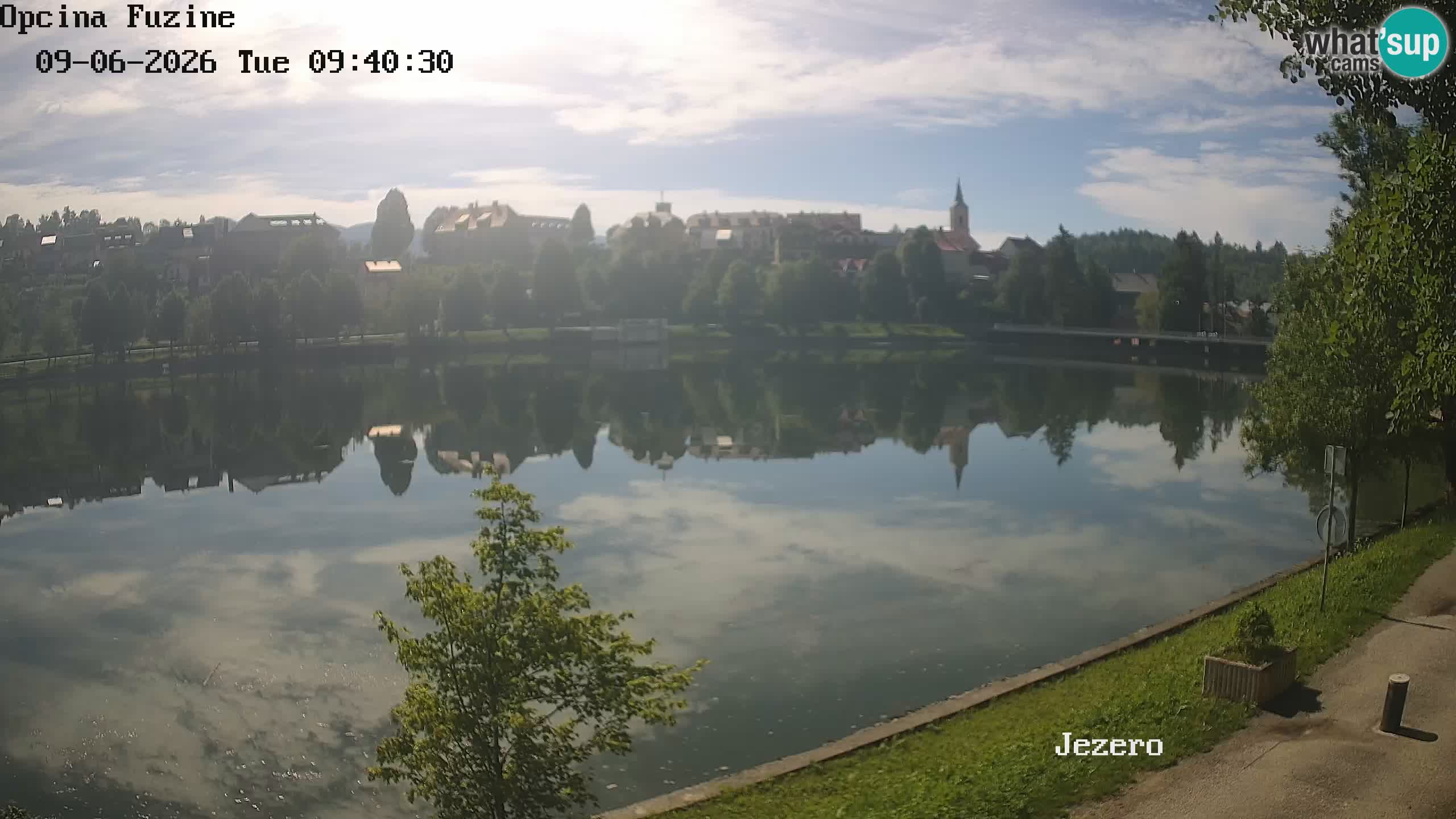 Bajersko Jezero web kamera Fužine
