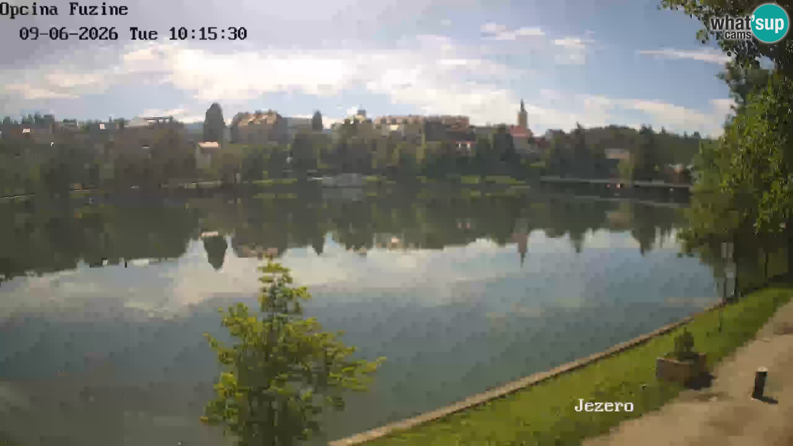 Bajersko Jezero web kamera Fužine