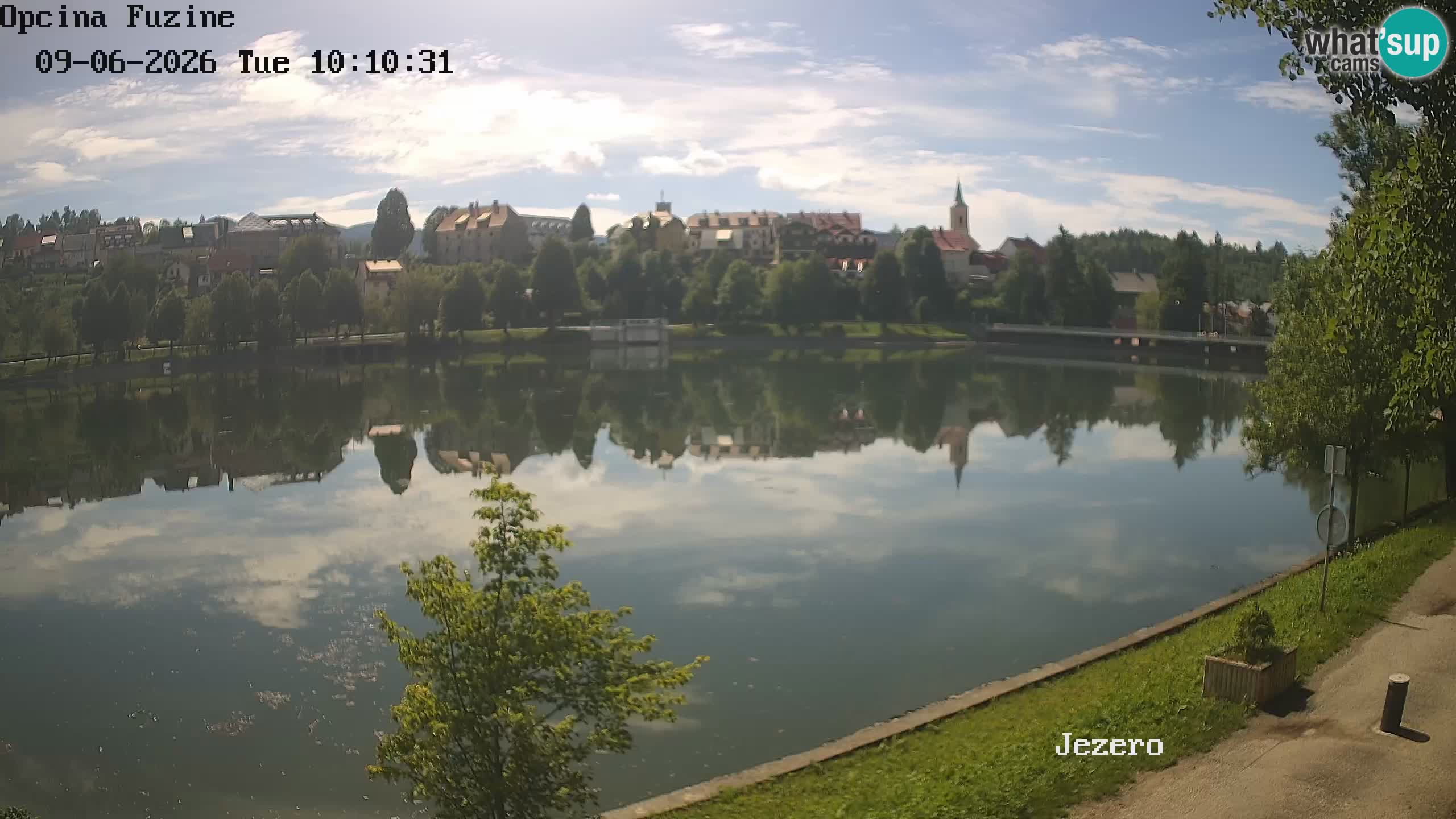 Bajersko Jezero web kamera Fužine