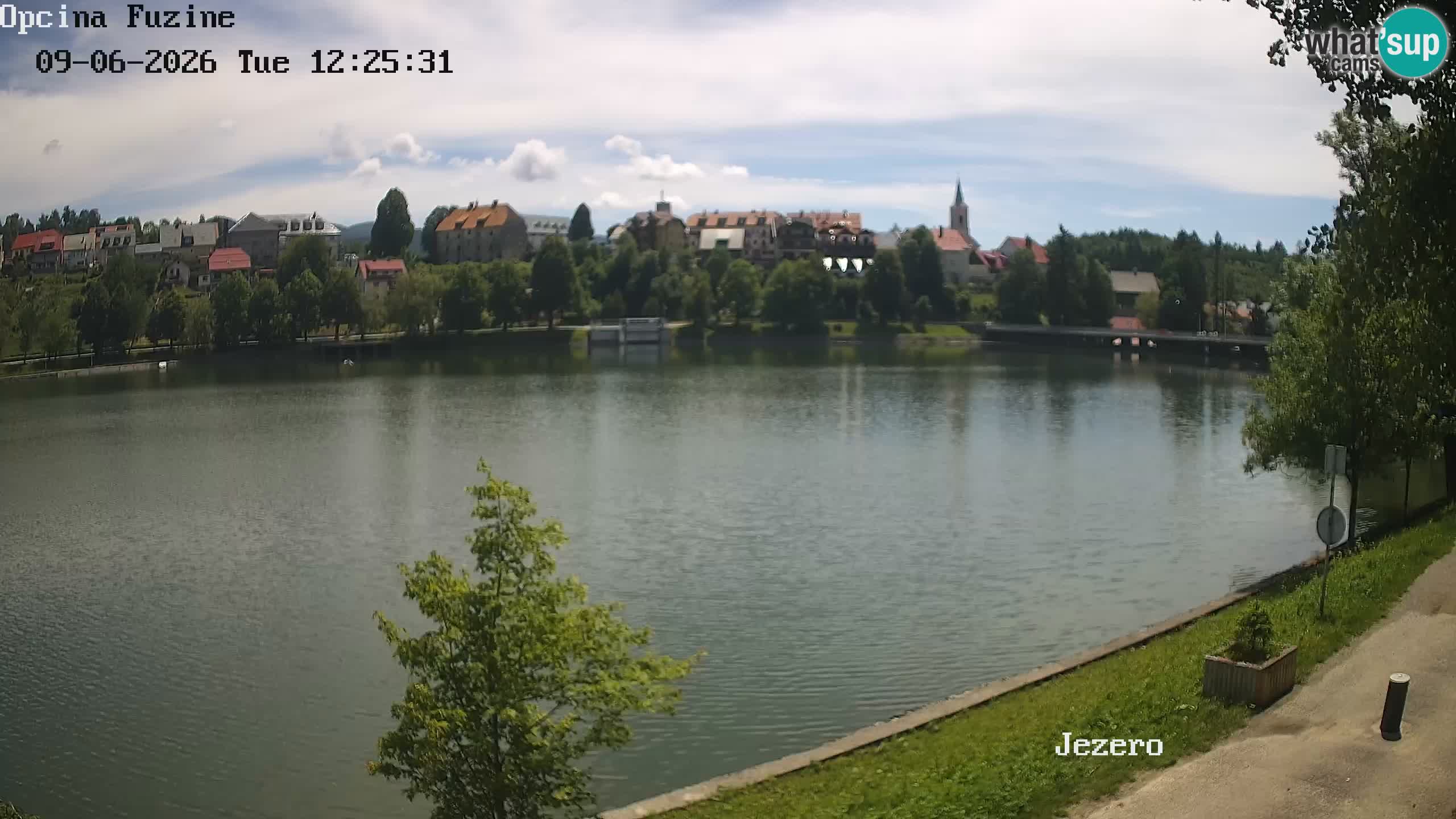 Bajersko Jezero web kamera Fužine