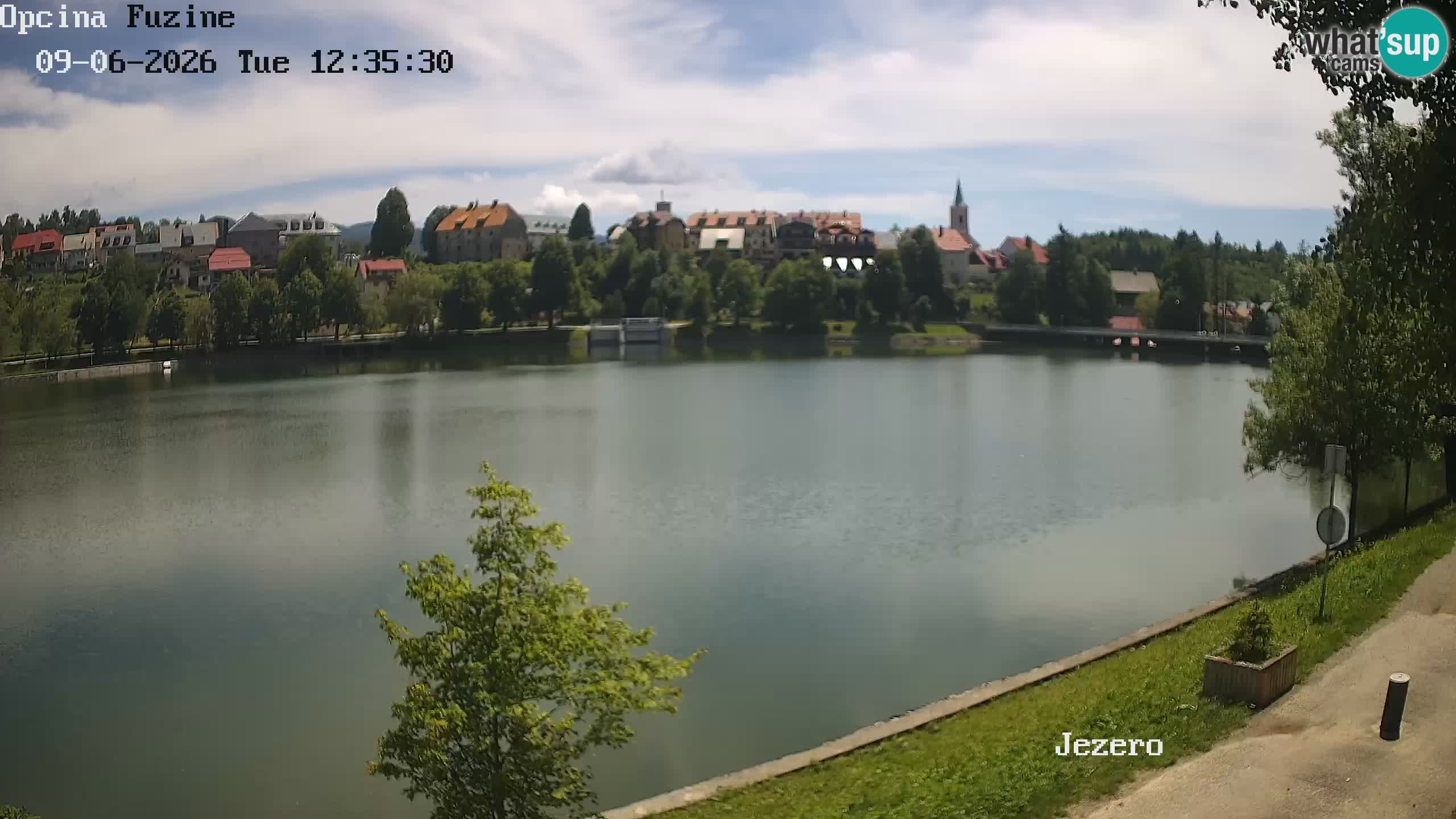 Lago Bajer livecam Bajersko Jezero Fužine